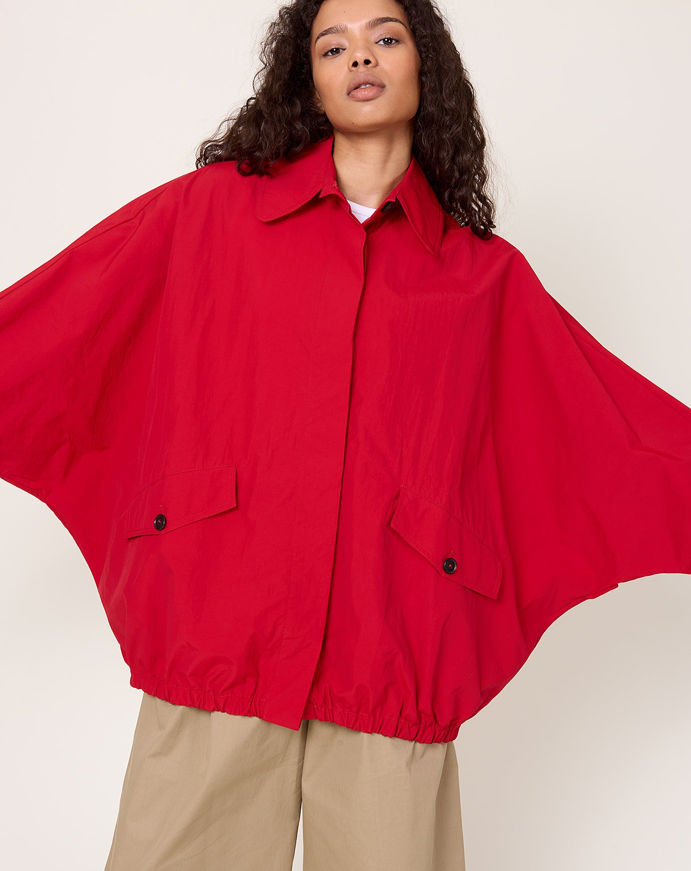 Cordera Batwing Jacket in Red