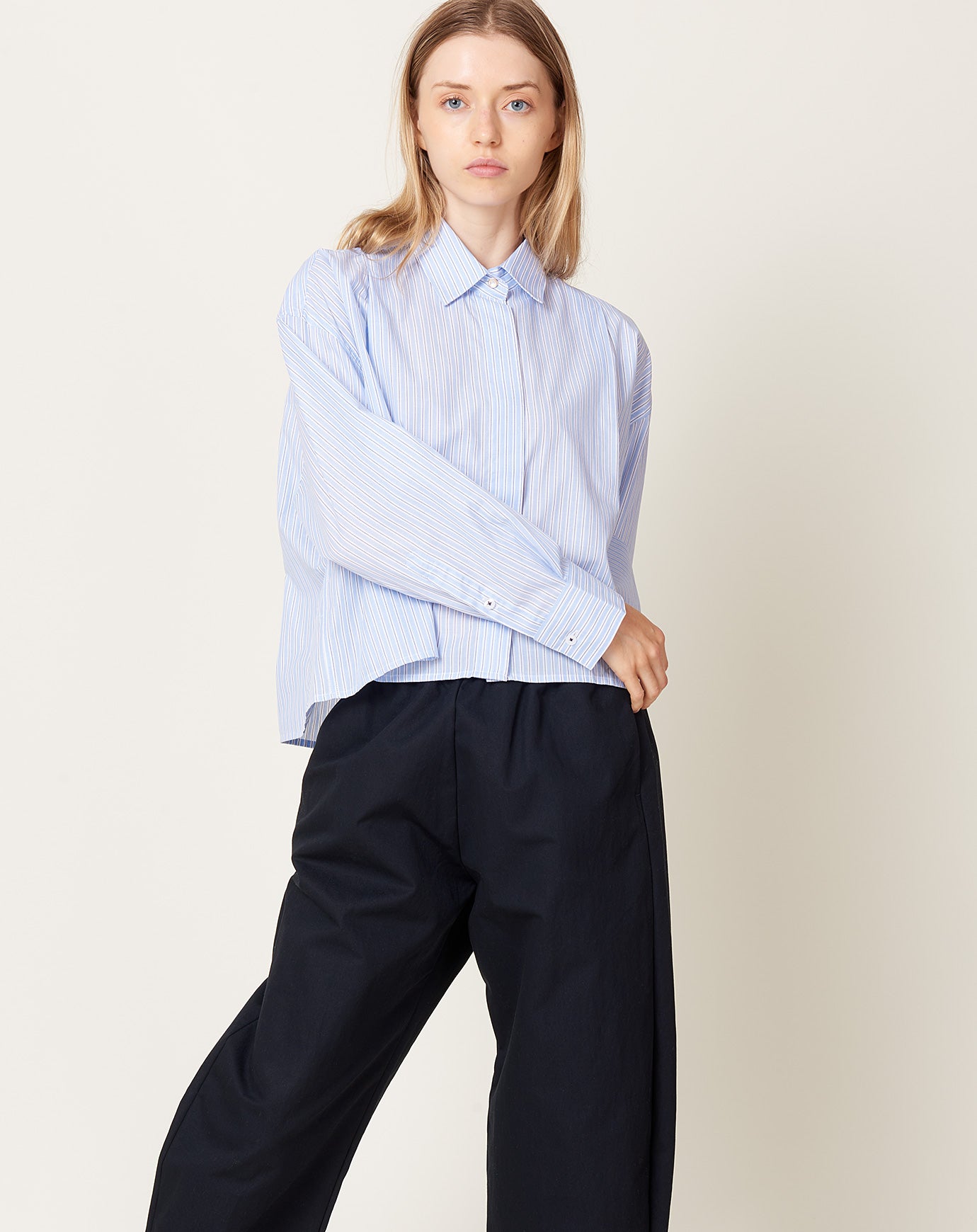 Cordera Classic Cotton Shirt in Blue