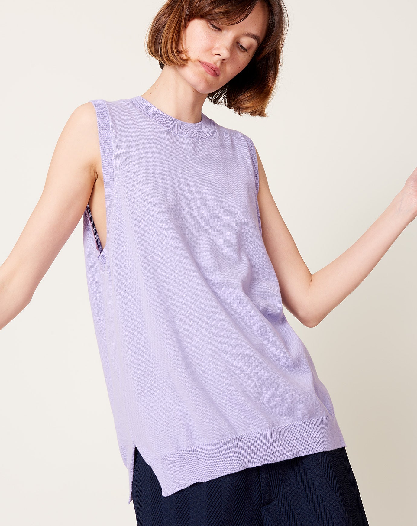 Cordera Cotton Tank Top in Cardo