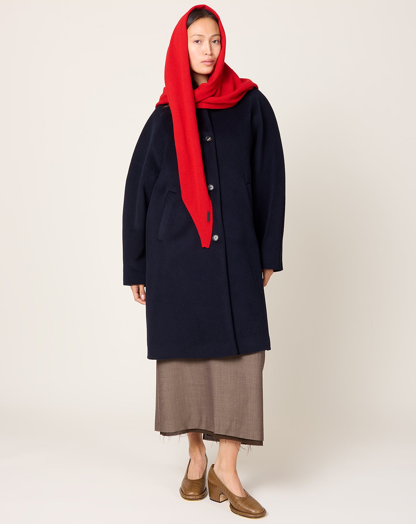 Cordera Merino Wool Bandana in Red