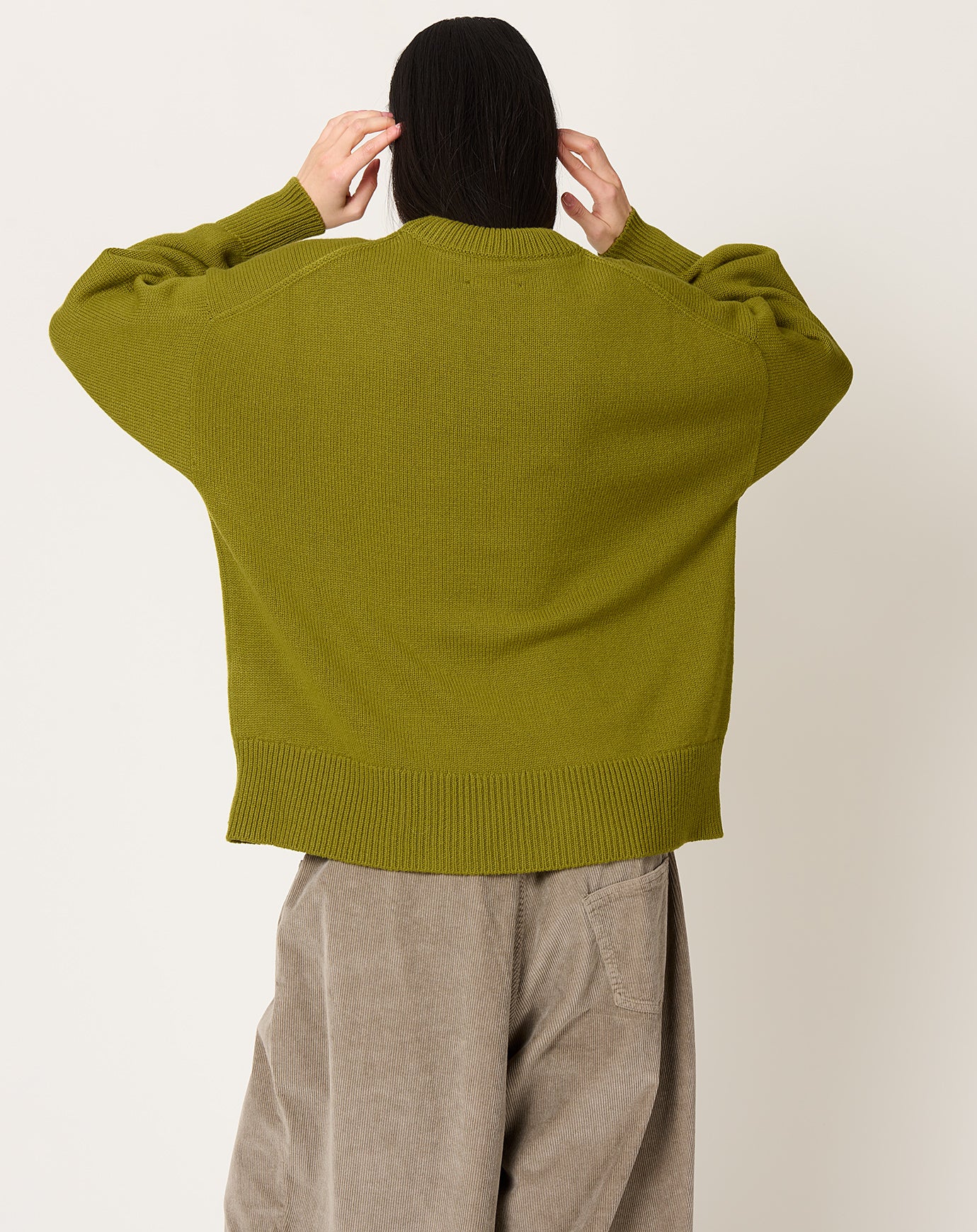 Cordera Merino Wool Oversized Sweater in Woodbine