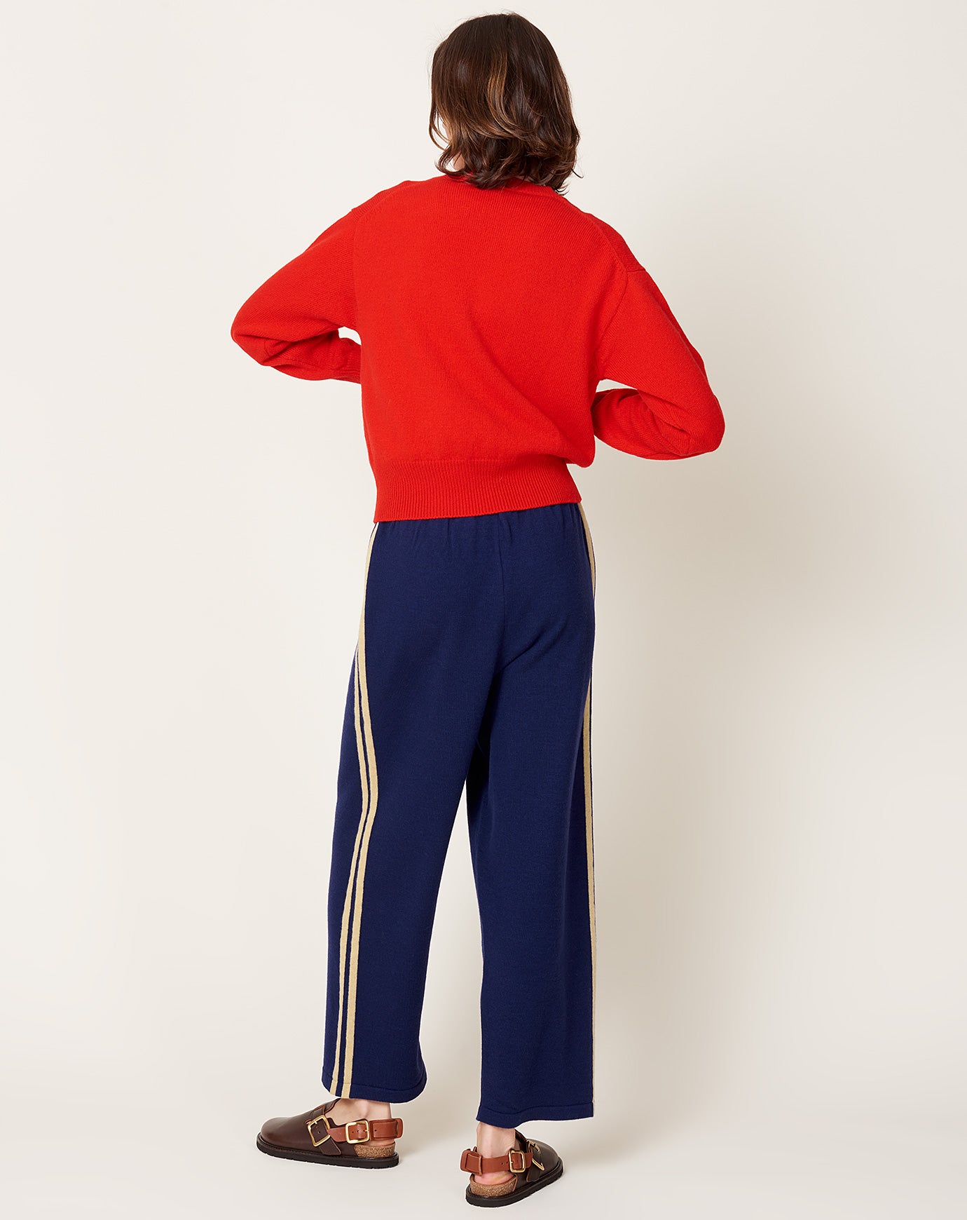 Cordera Merino Wool Pants in Prussian Blue