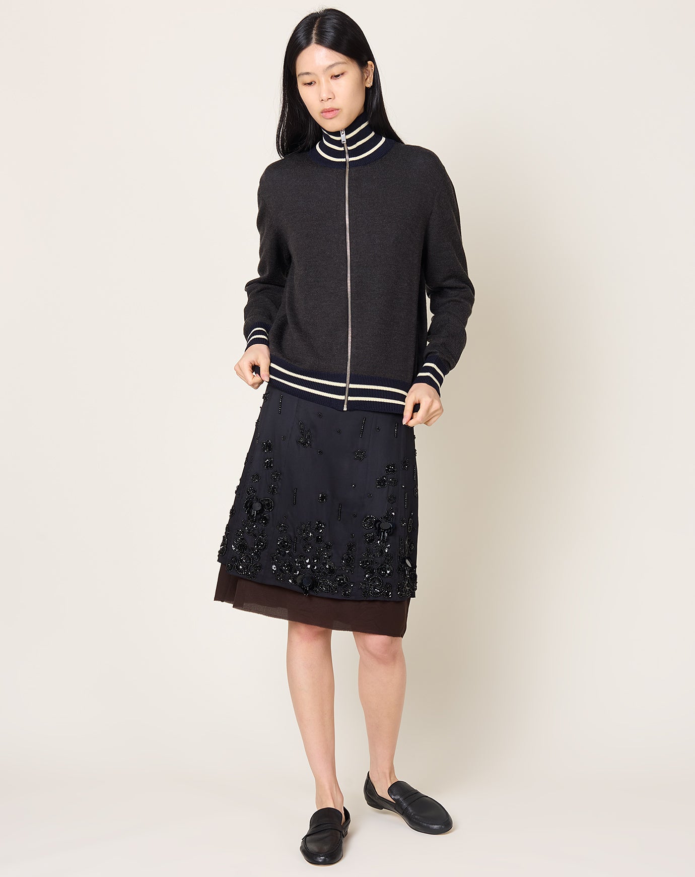 Cordera Merino Wool Sporty Cardigan