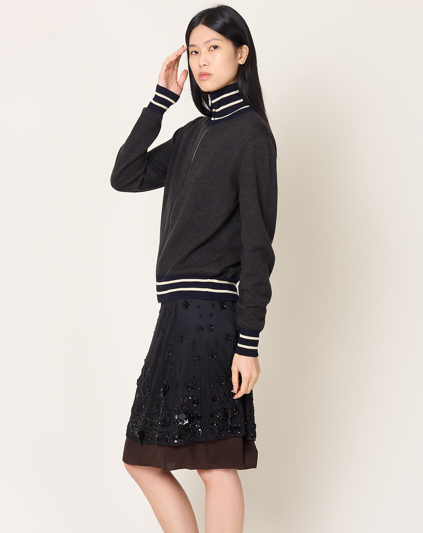 Cordera Merino Wool Sporty Cardigan