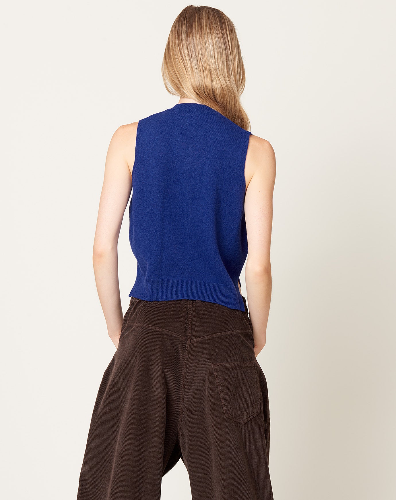 Cordera Merino Wool Waistcoat in Klein