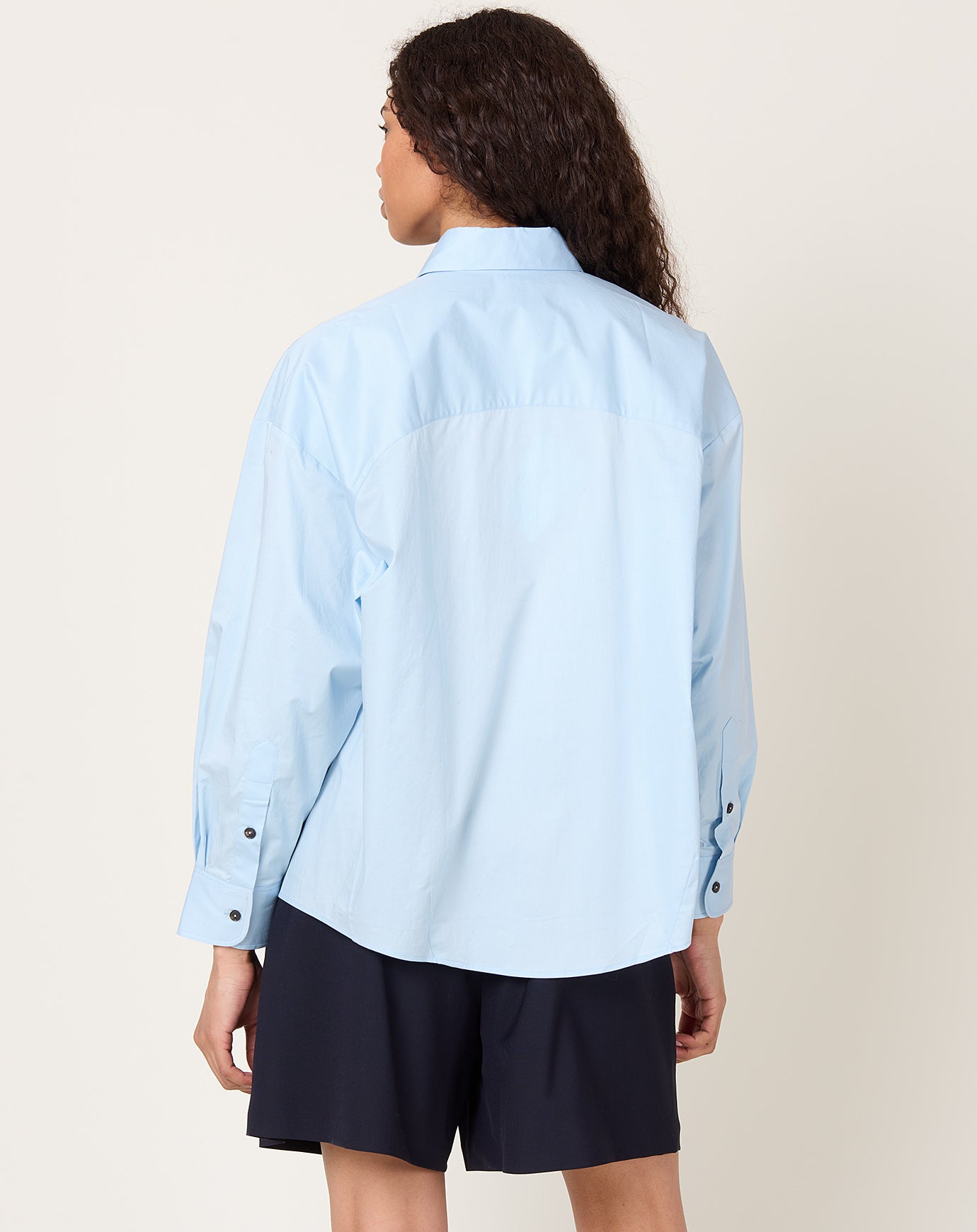 Cordera Oversized Shirt in Light Blue