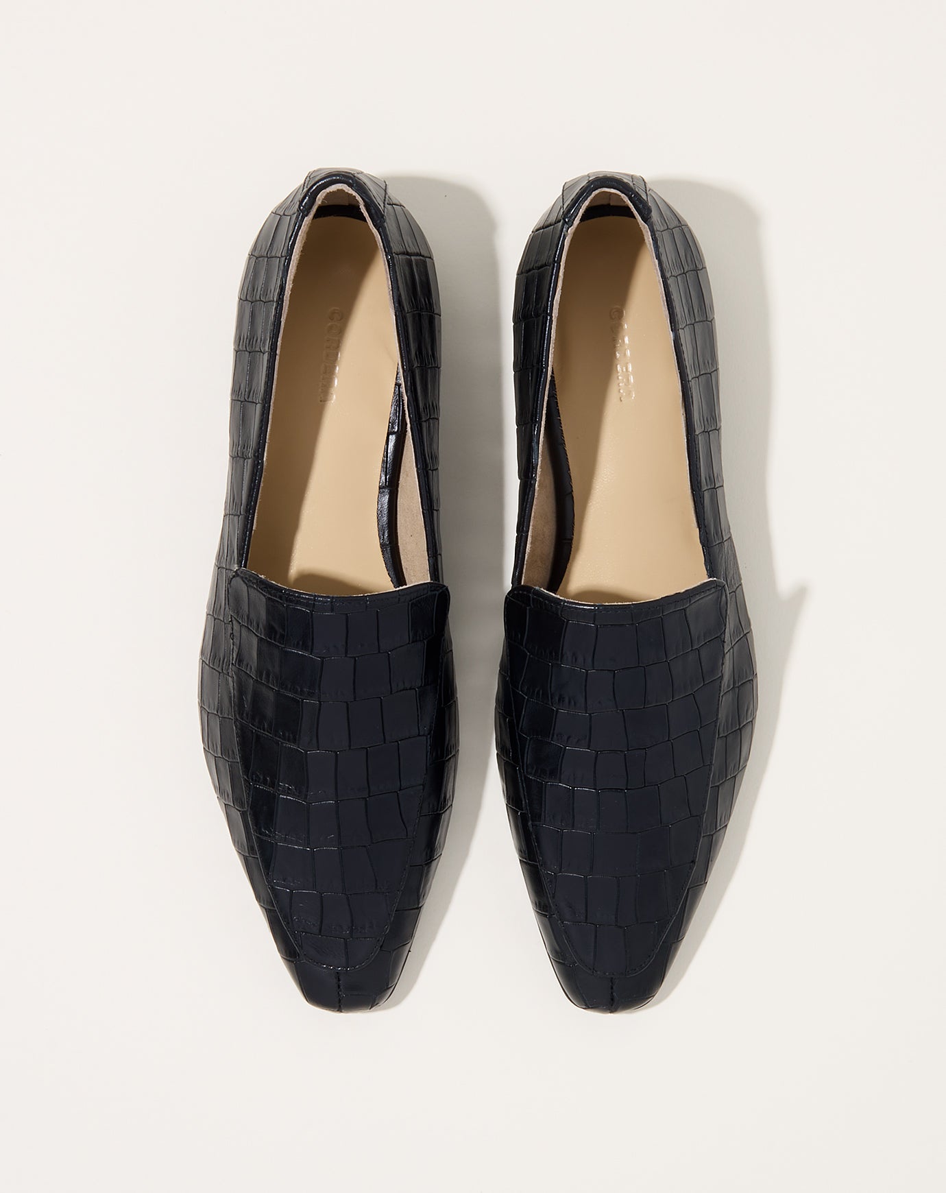 Cordera Pointy Crocodile Loafer