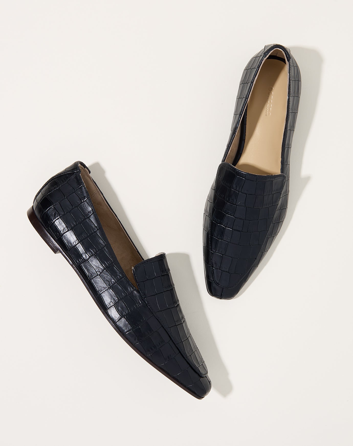 Cordera Pointy Crocodile Loafer