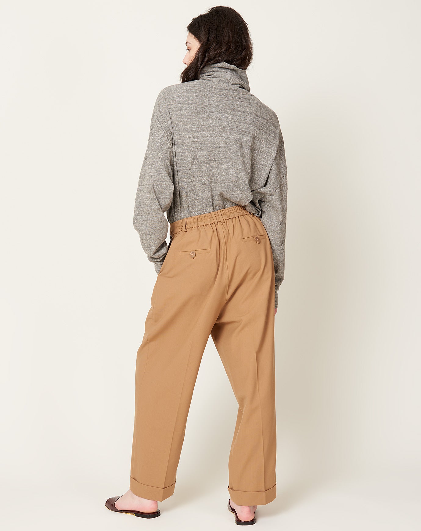 Cordera Tailoring Masculine Pants in Camel