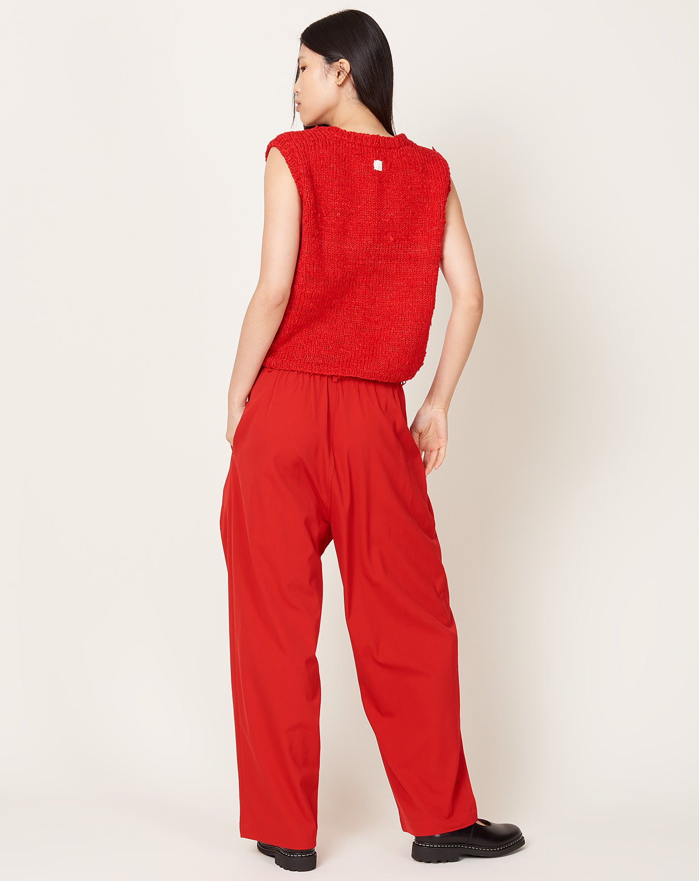 Cordera Tailoring Pocket Pants in Red