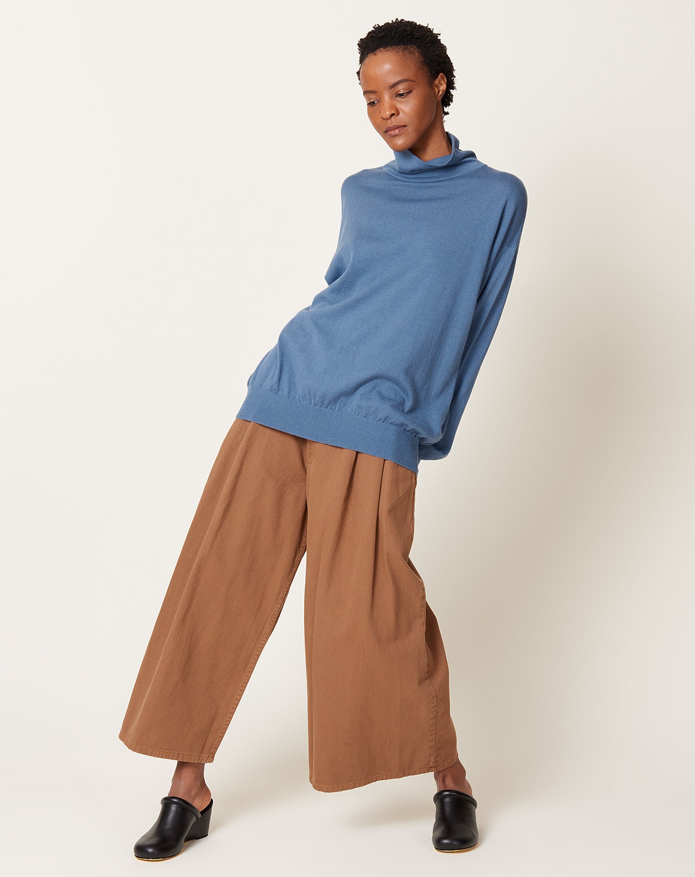 Demylee Amal Turtleneck in Storm Blue