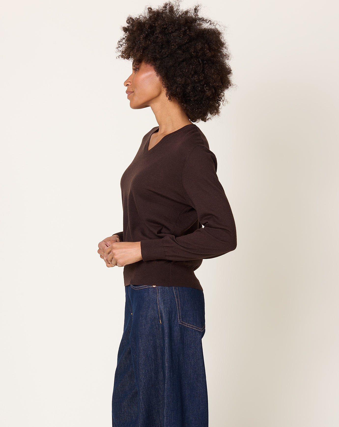 Demylee Blythe Sweater in Espresso
