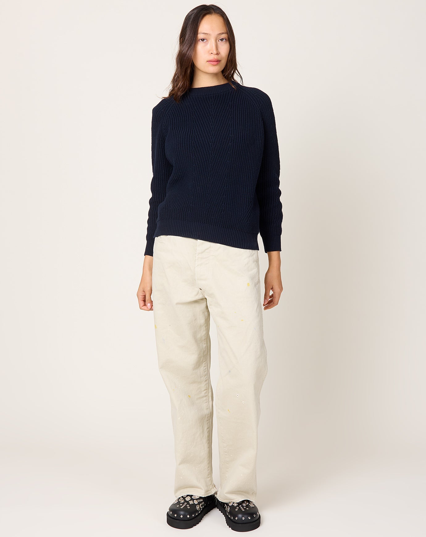 Demylee Chelsea Sweater in Navy