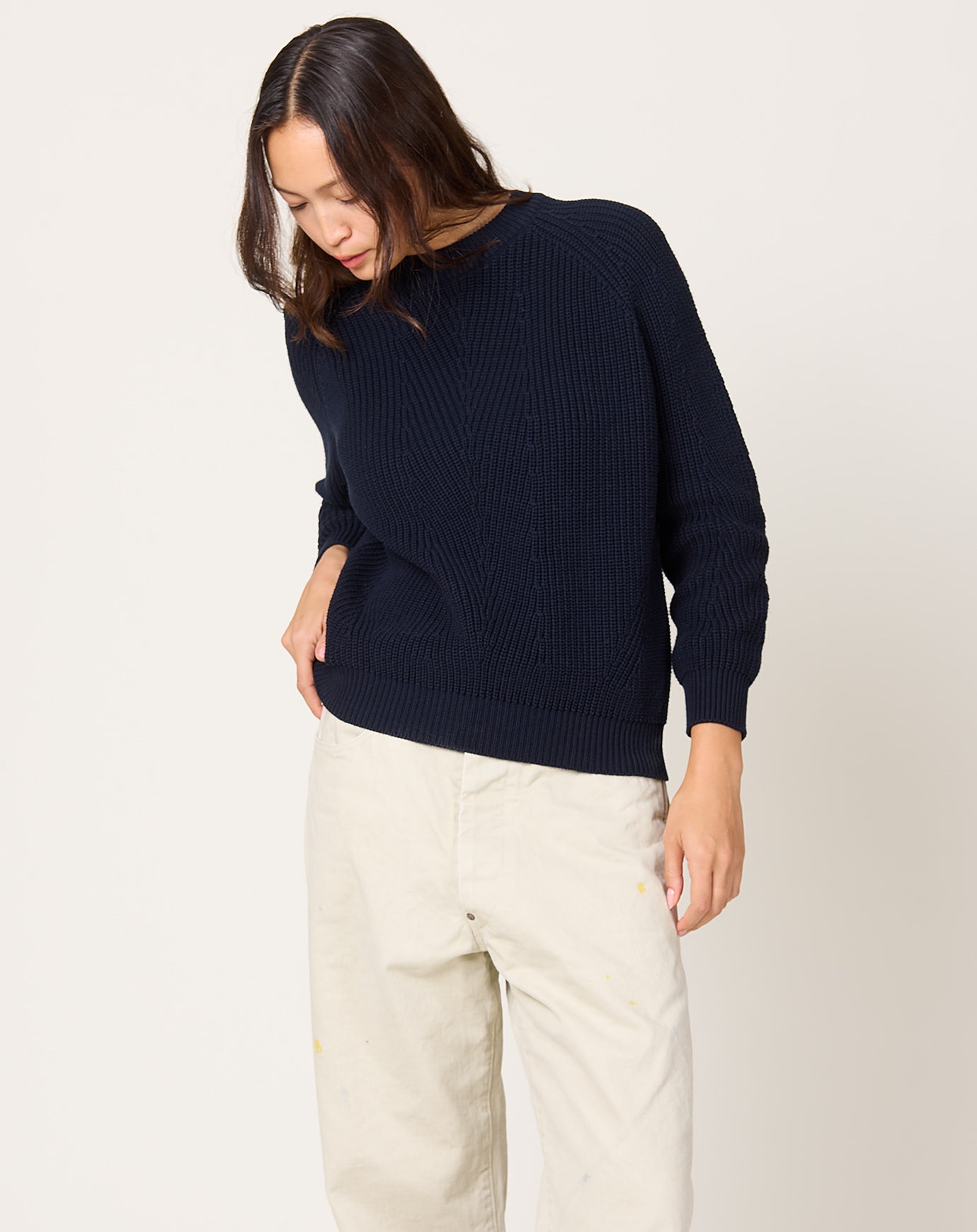 Demylee Chelsea Sweater in Navy