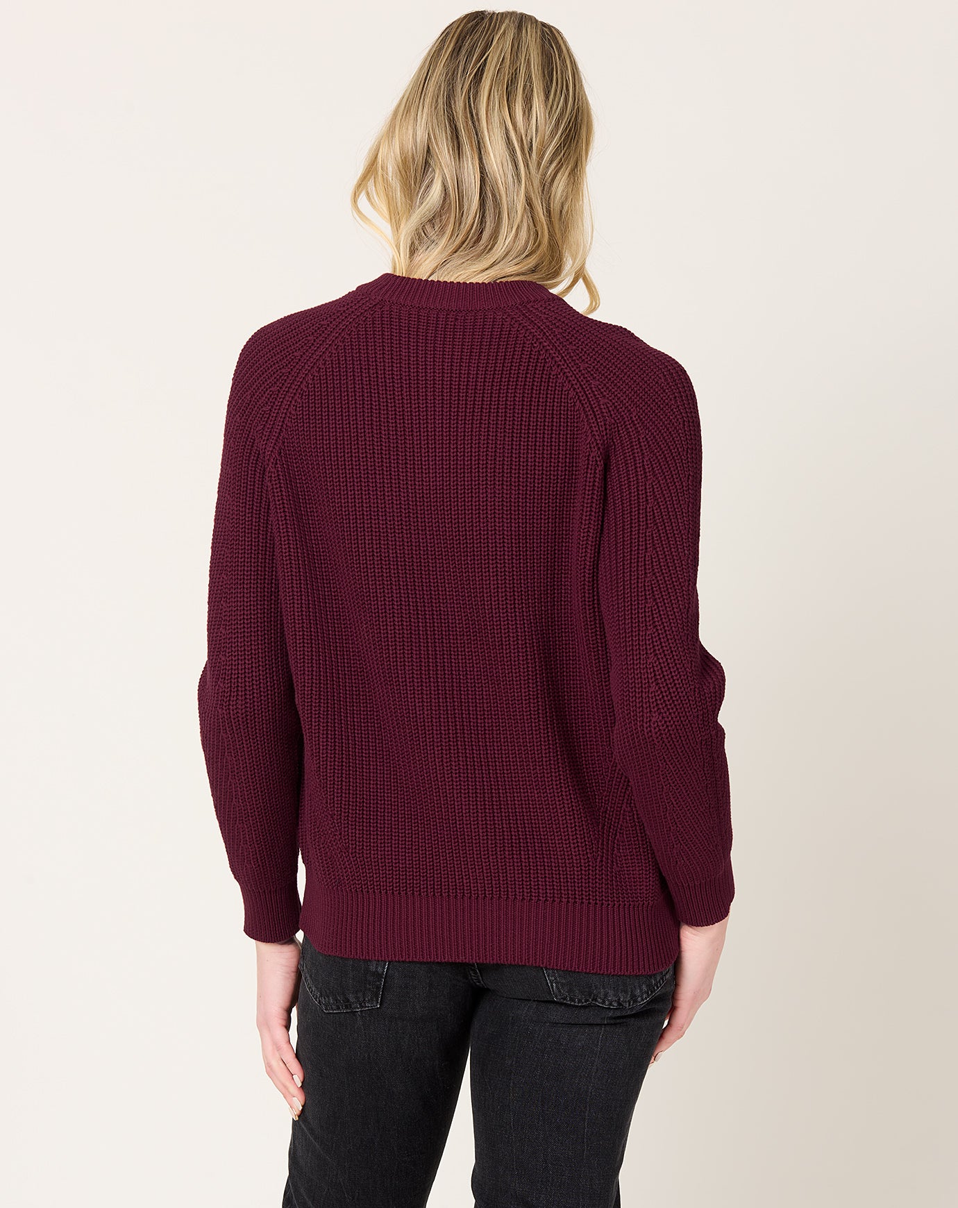 Demylee Chelsea Sweater in Oxblood