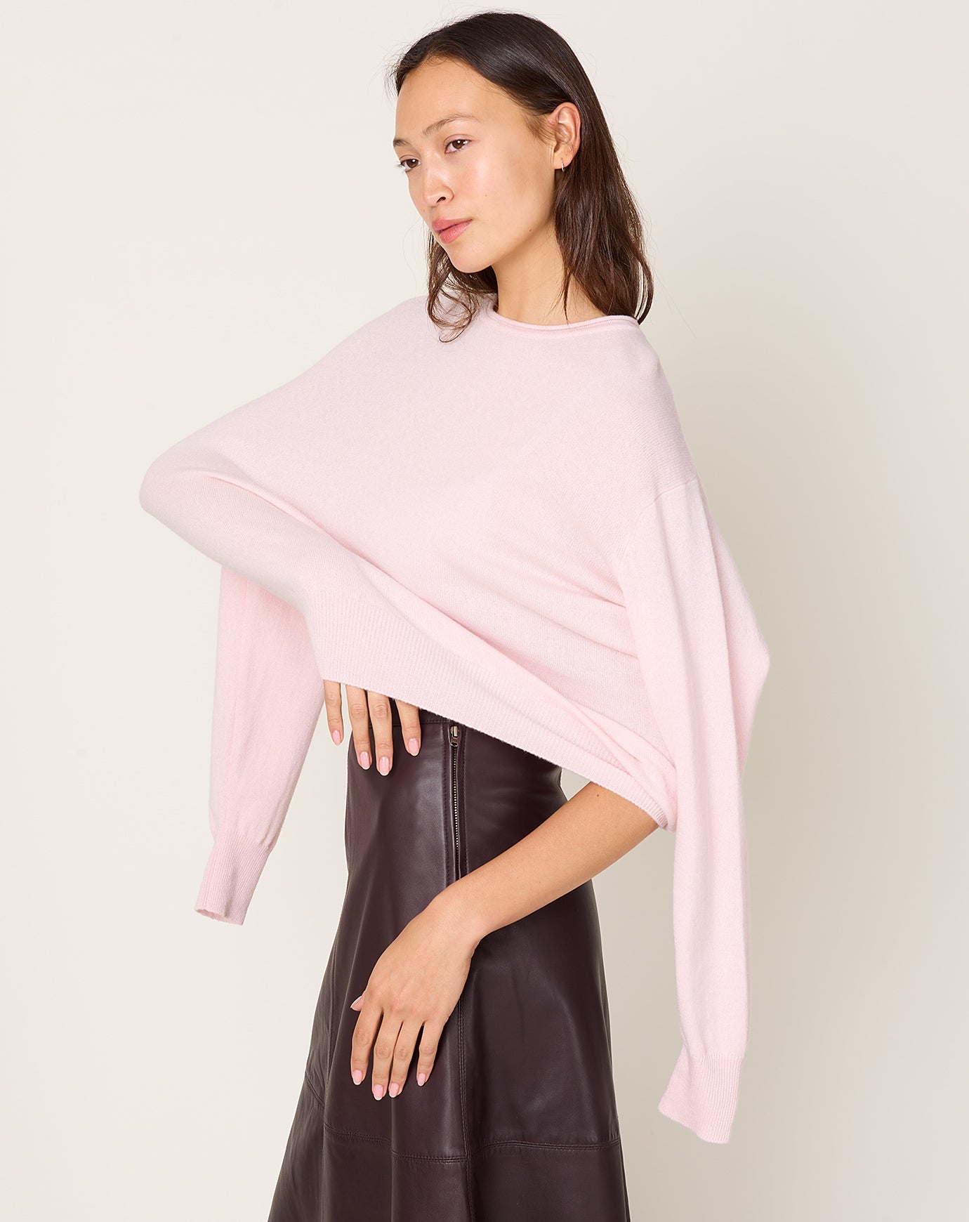 Demylee Coco Sweater in Peony Pink