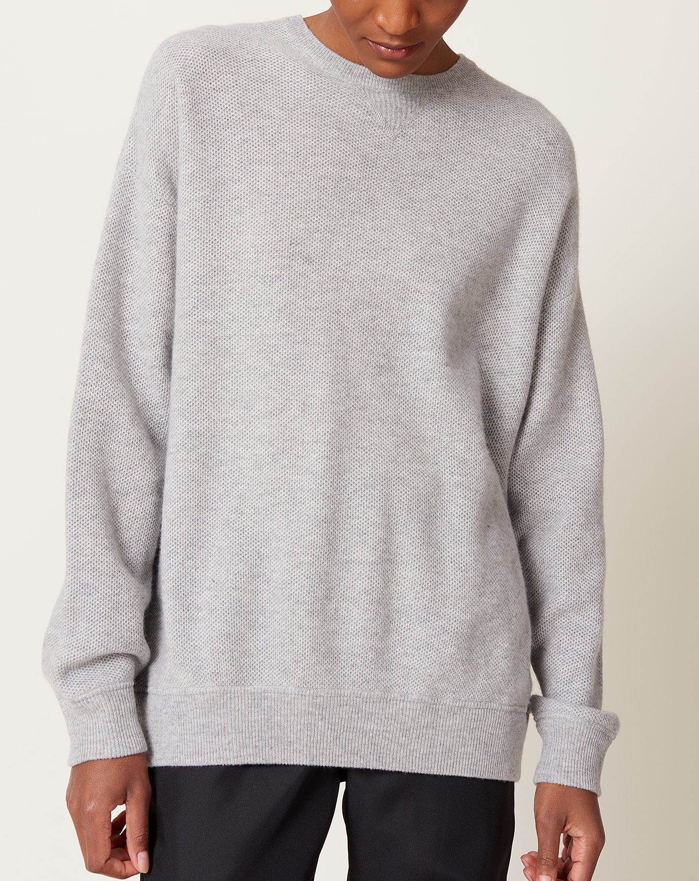 Demylee Idris Sweater in Light Heather Grey