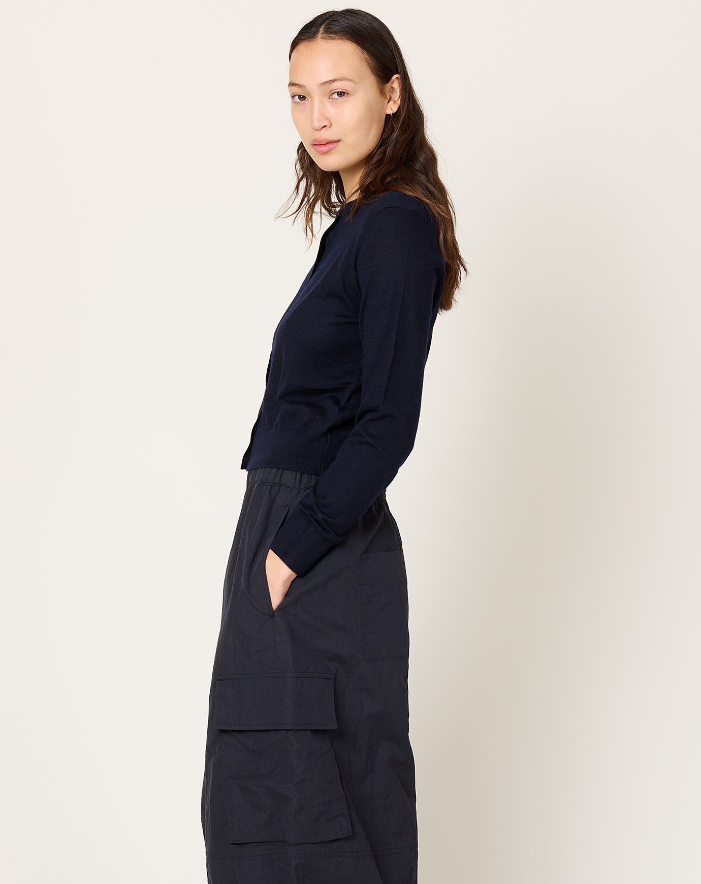 Demylee Inez Cardigan in Navy