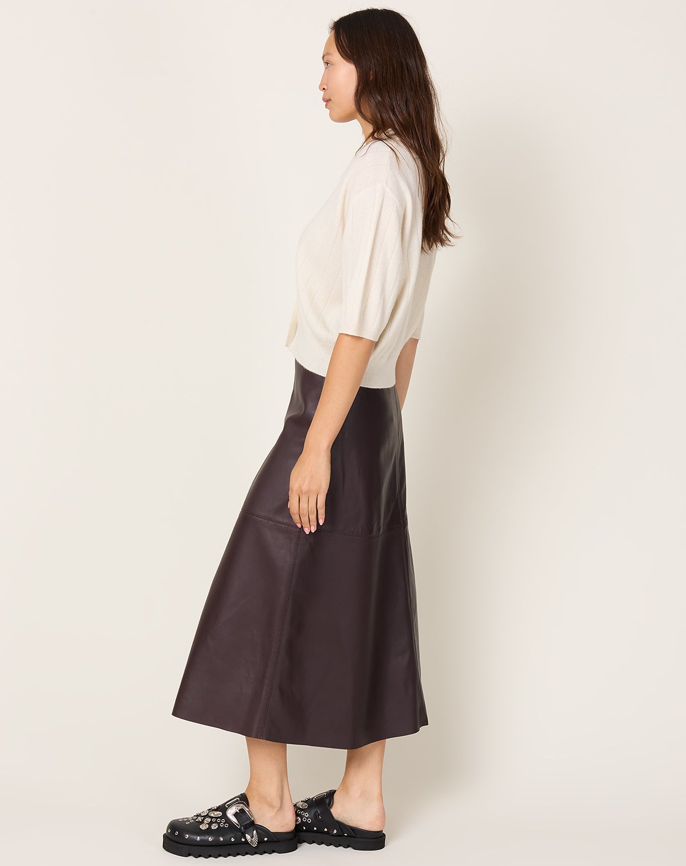 Demylee Joan Cardigan in Ivory