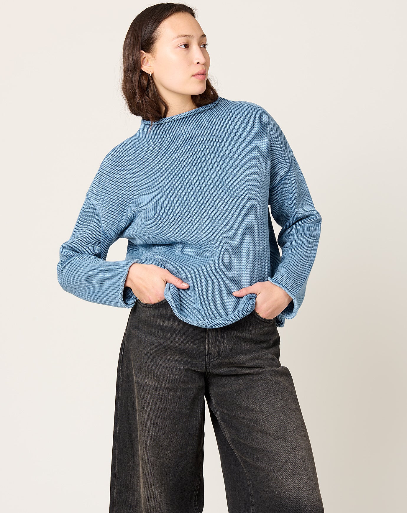 Demylee Lamis Sweater in Denim