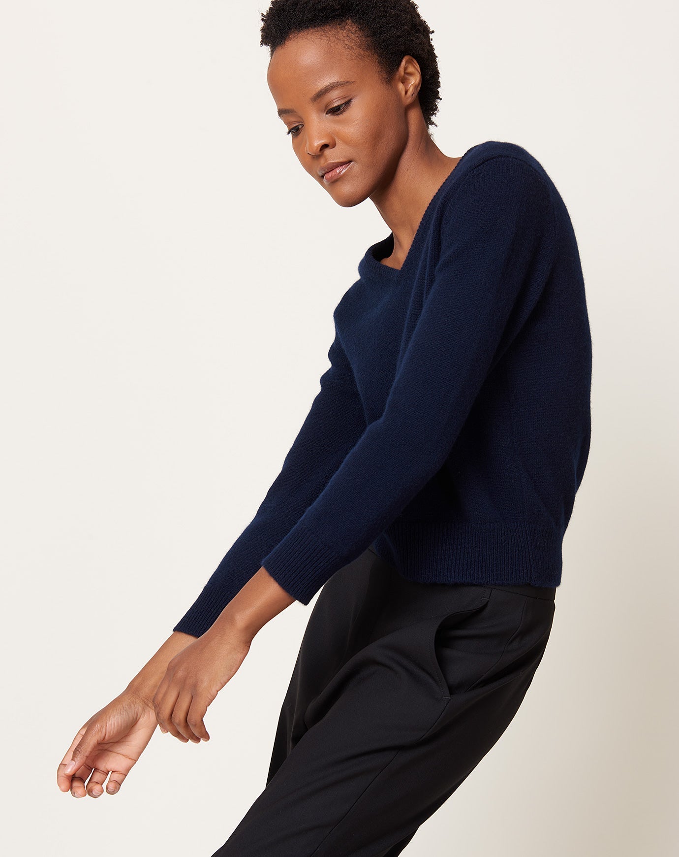 Demylee Lia Sweater in Navy