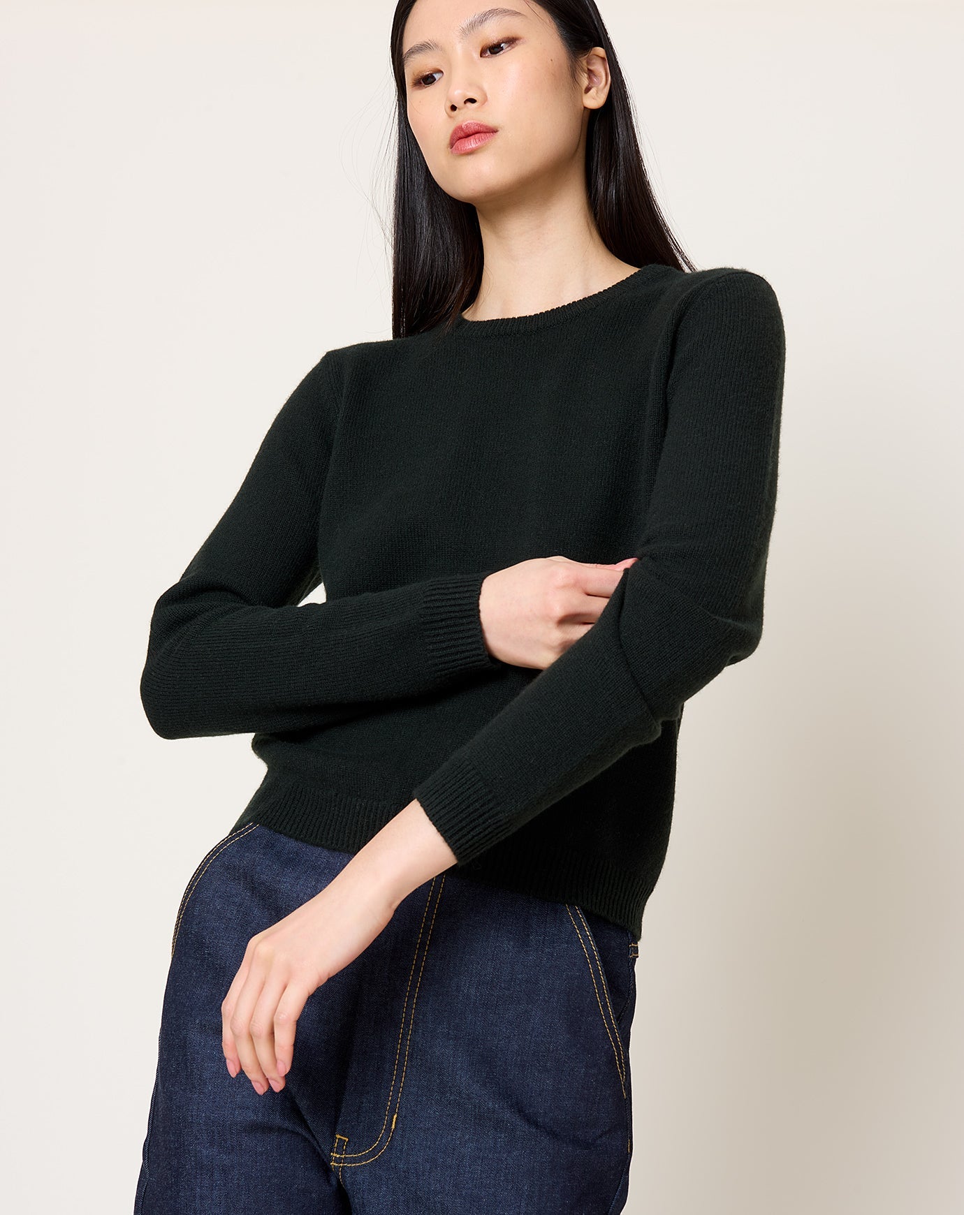 Demylee Lulu Sweater in Dark Pine
