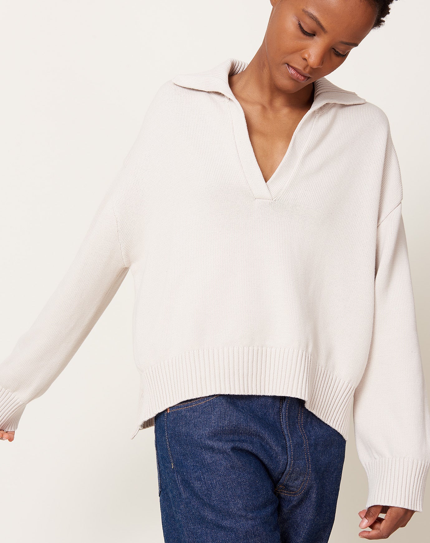 Demylee Macia Sweater in Sea Salt