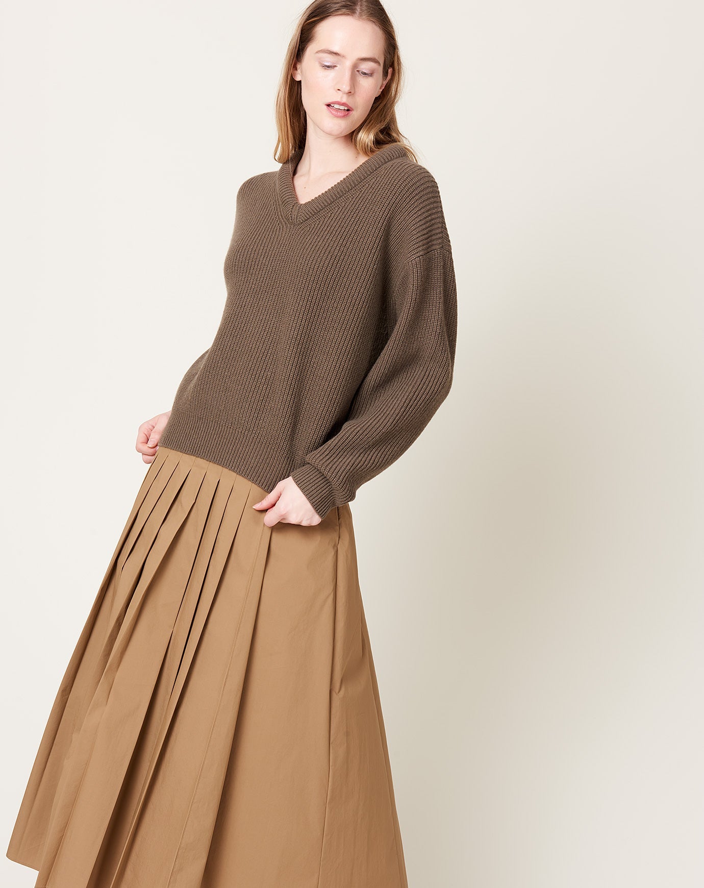 Demylee Nico Sweater in Wood