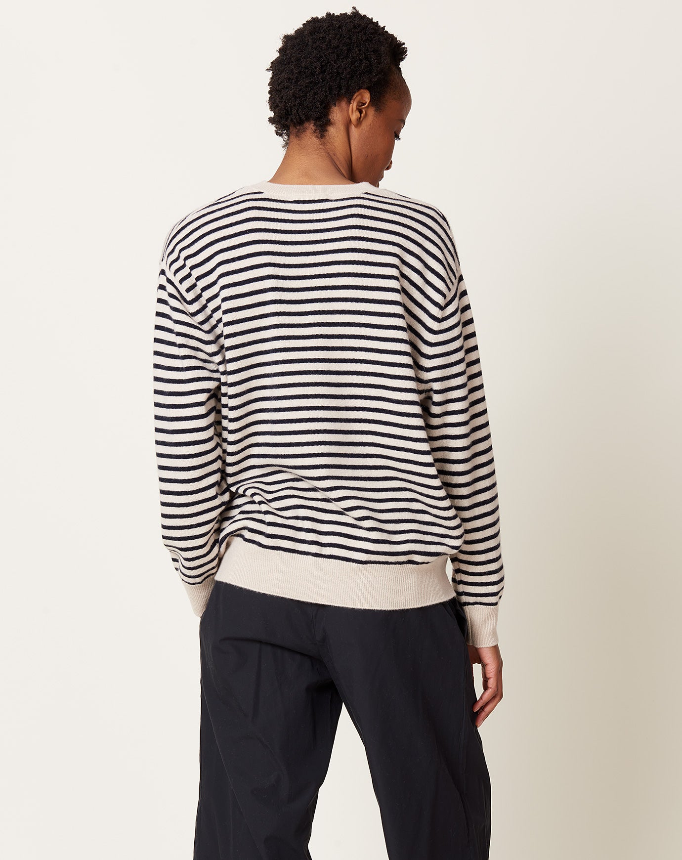 Demylee Nimue Sweater in Linen & Navy