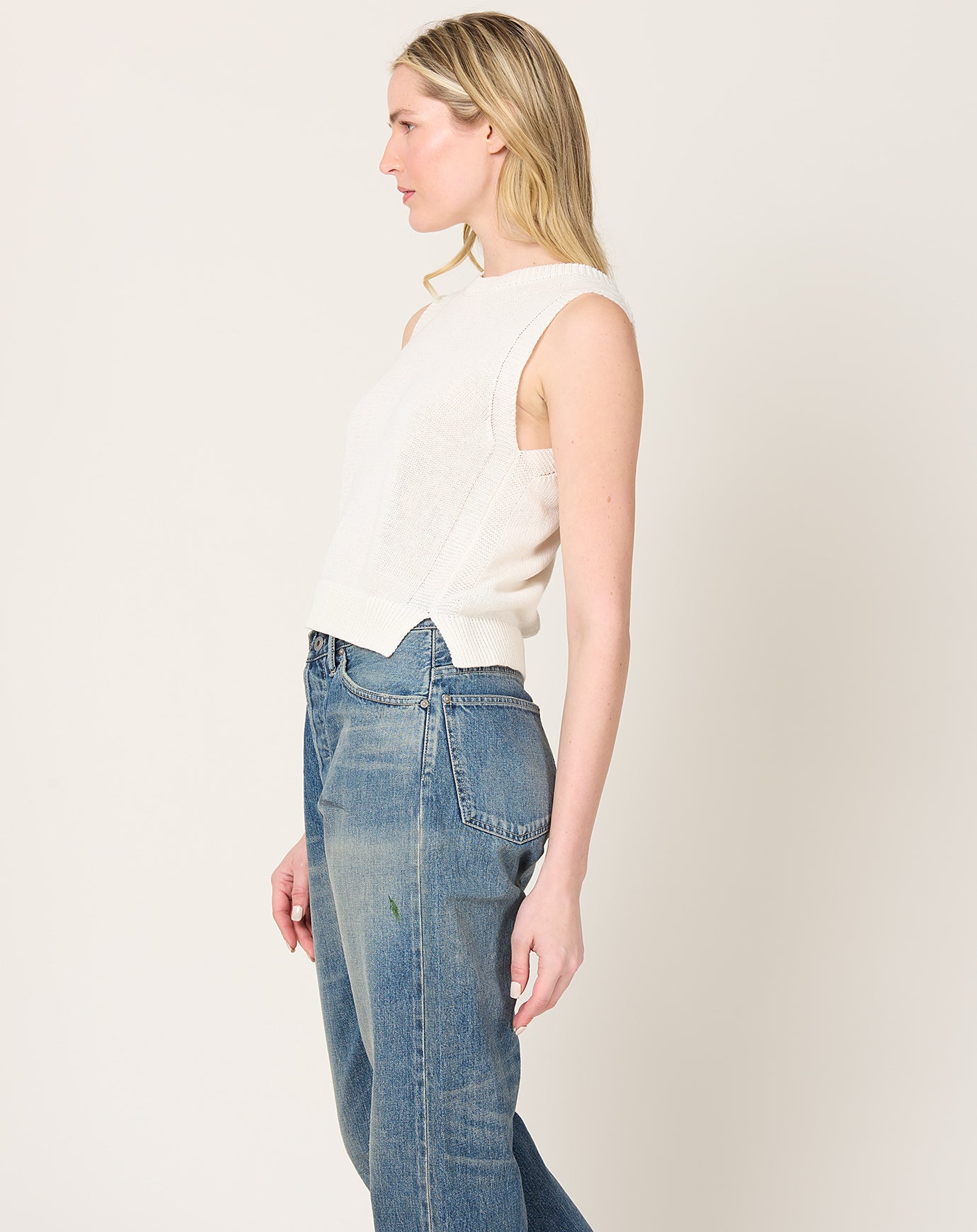Demylee Olympia Top in Off White