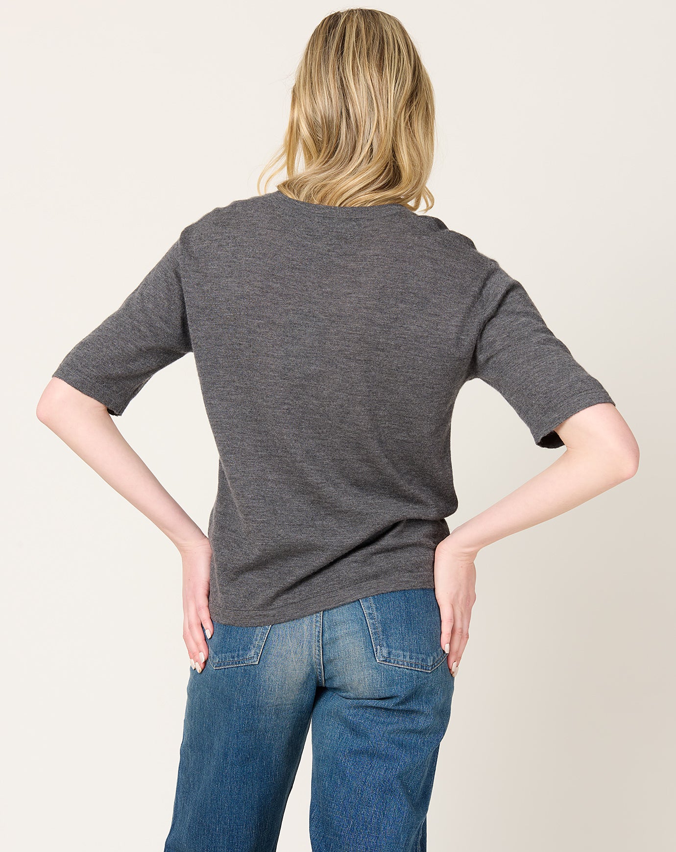 Demylee Remy Top in Charcoal Heather