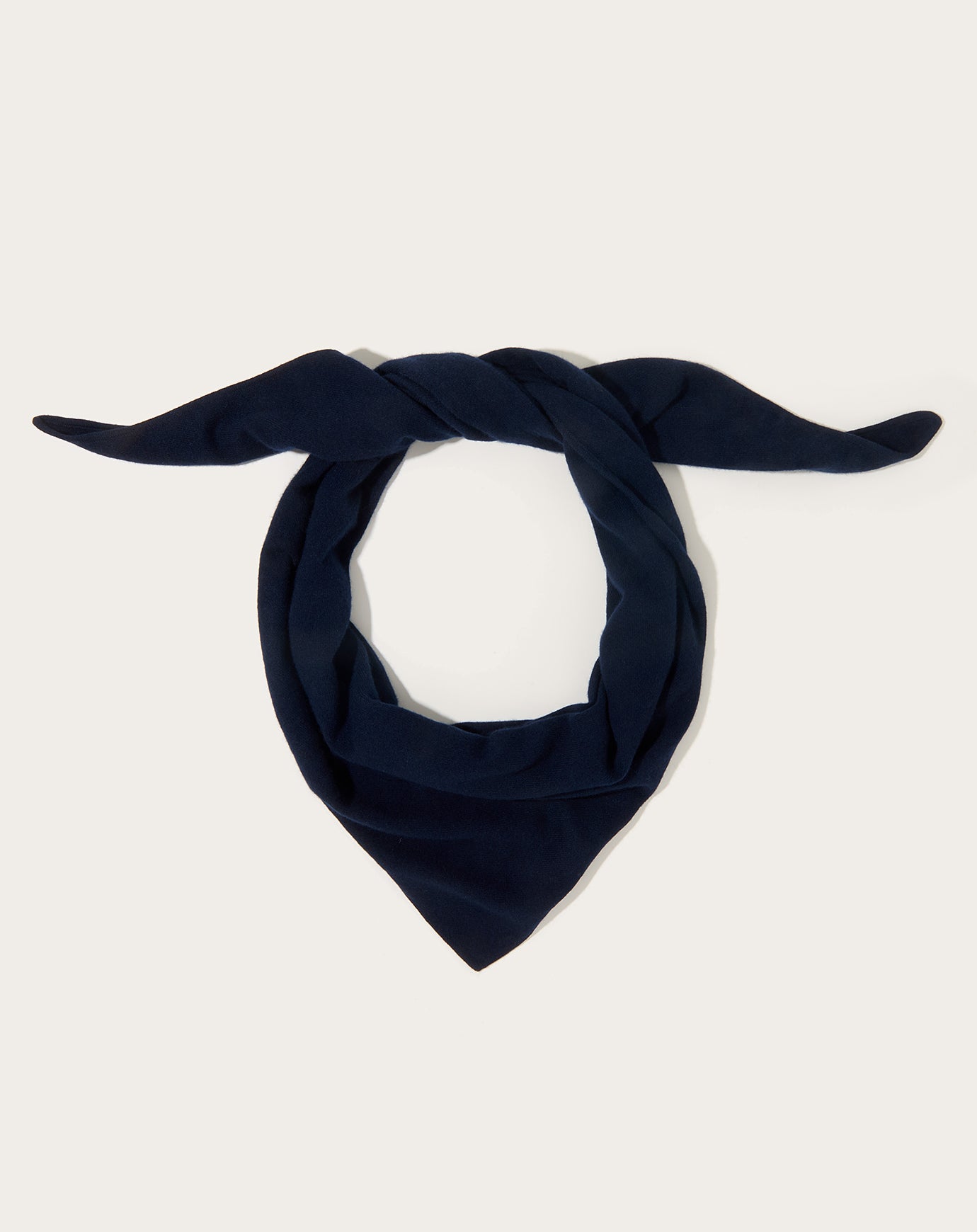 Demylee Ruri Large Cashmere Bandana in Navy