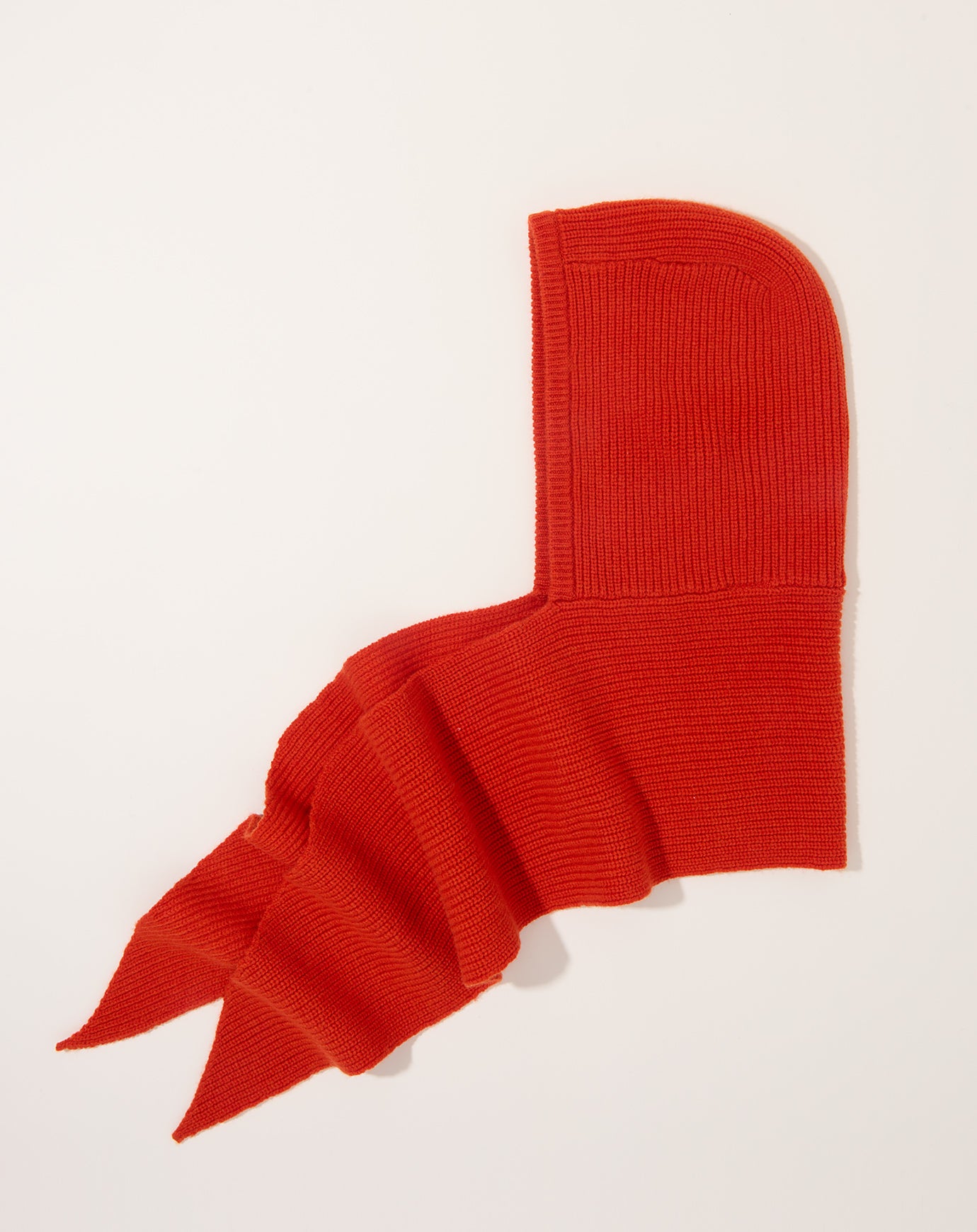 Demylee Zora Hooded Scarf in Persimmon