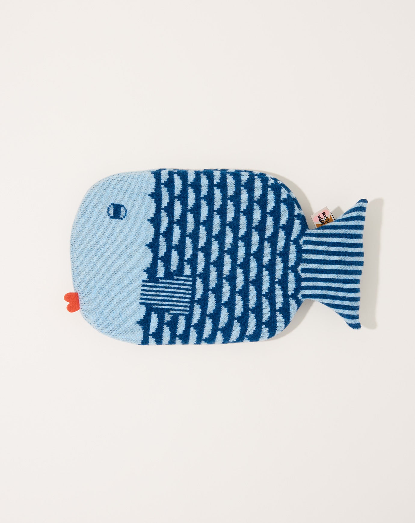 Donna Wilson Finn Hot Water Bottle in Blue