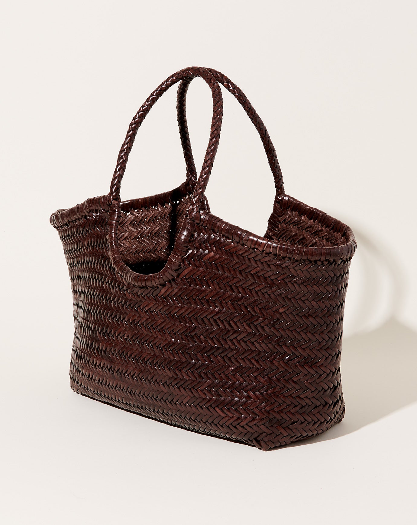 Dragon Diffusion Nantucket Basket in Dark Brown