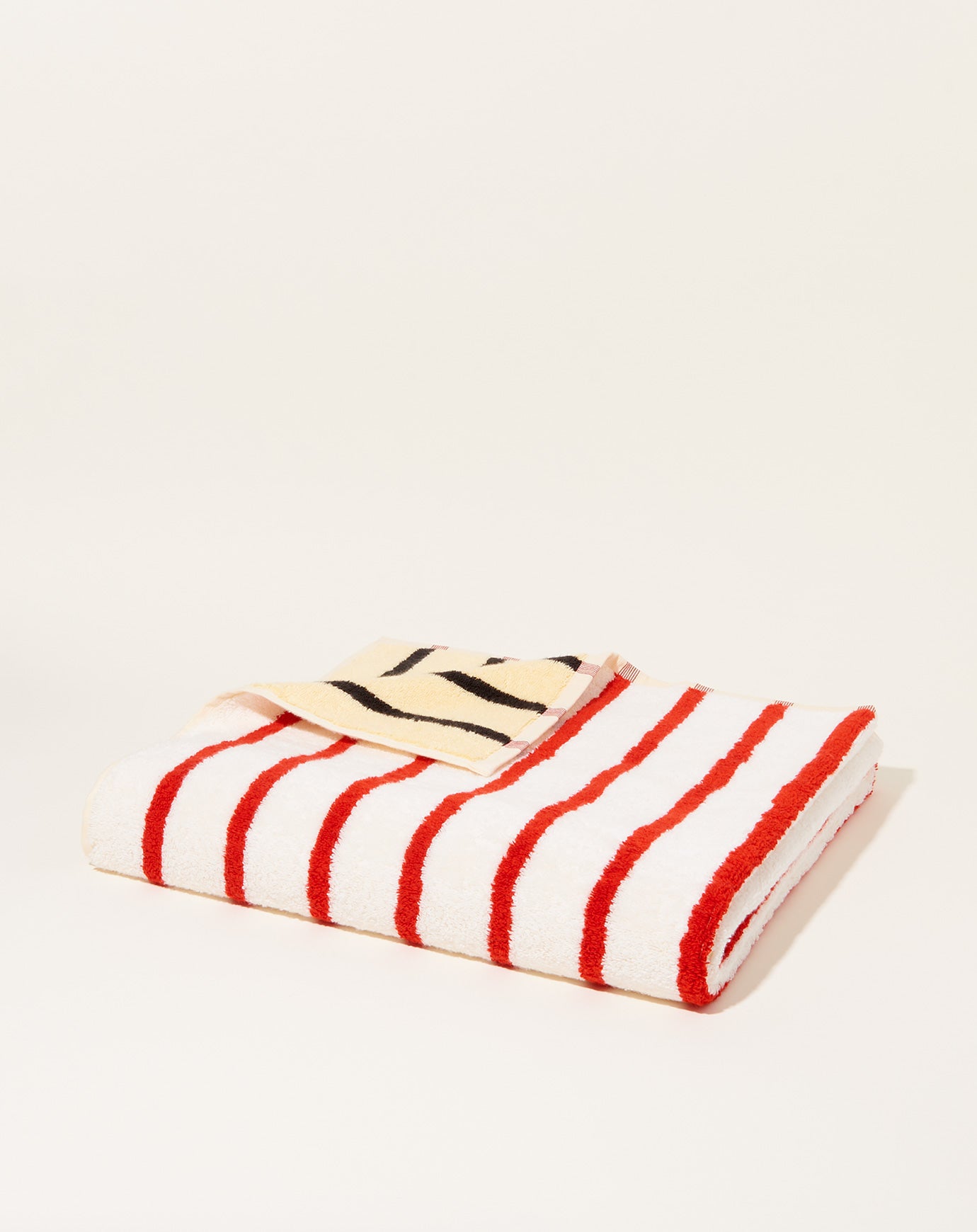 Dusen Dusen Stucco Stripe Bath Towel