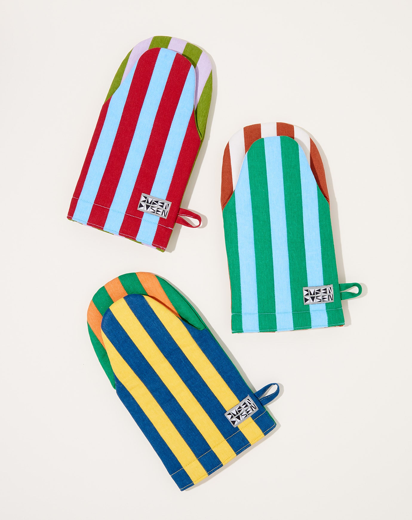 Dusen Dusen Broccoli Stripe Oven Mitt