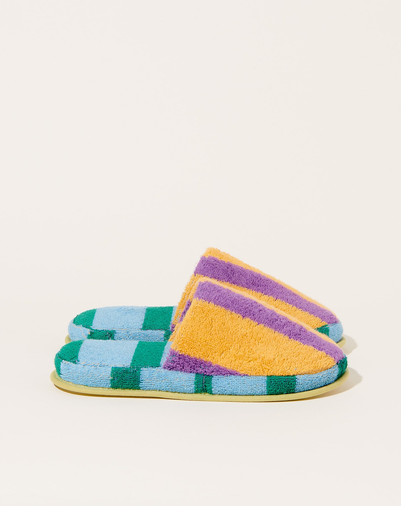 Dusen Dusen Terry Slippers in Ronnie Stripe