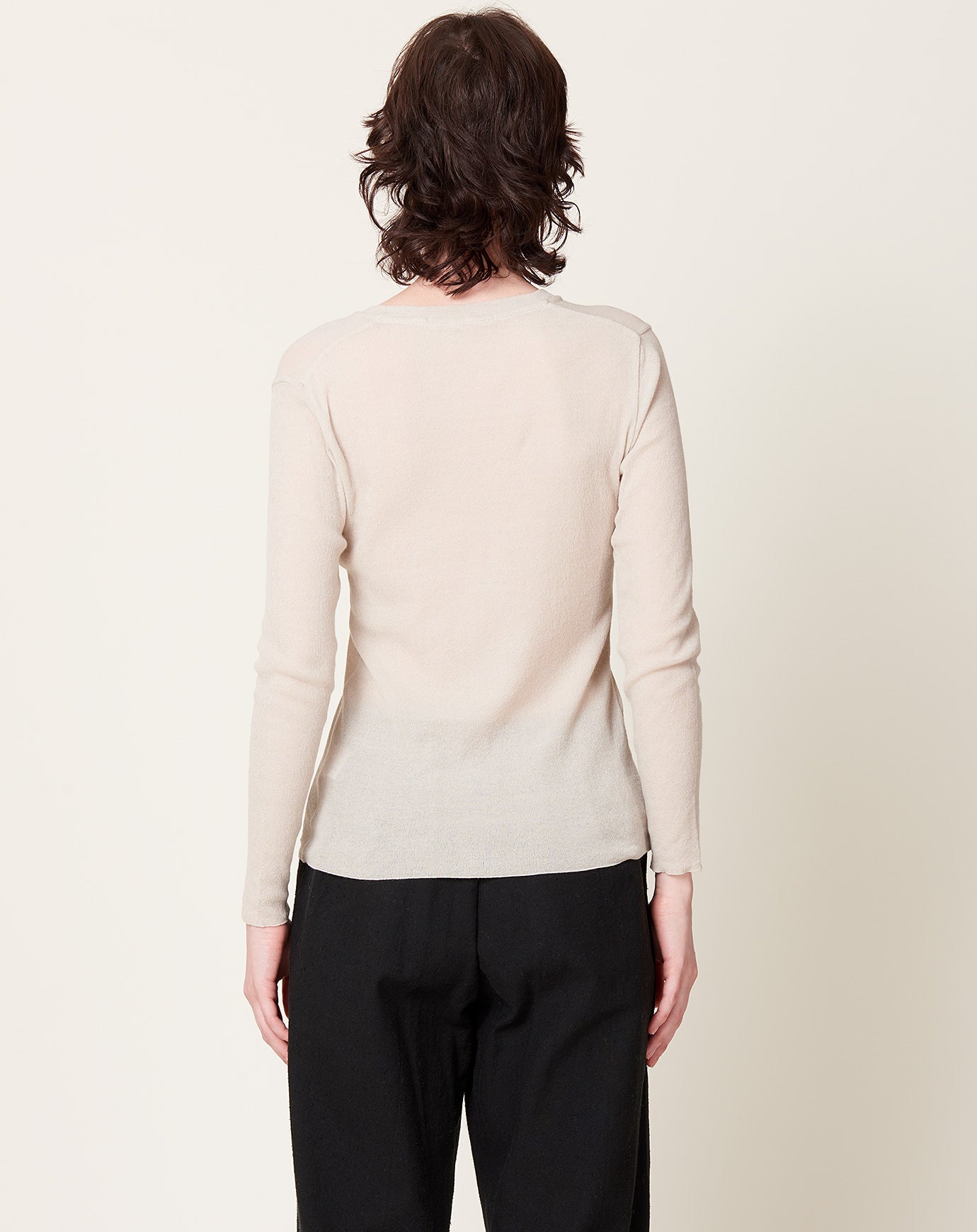 evam eva Cotton Pullover Ecru