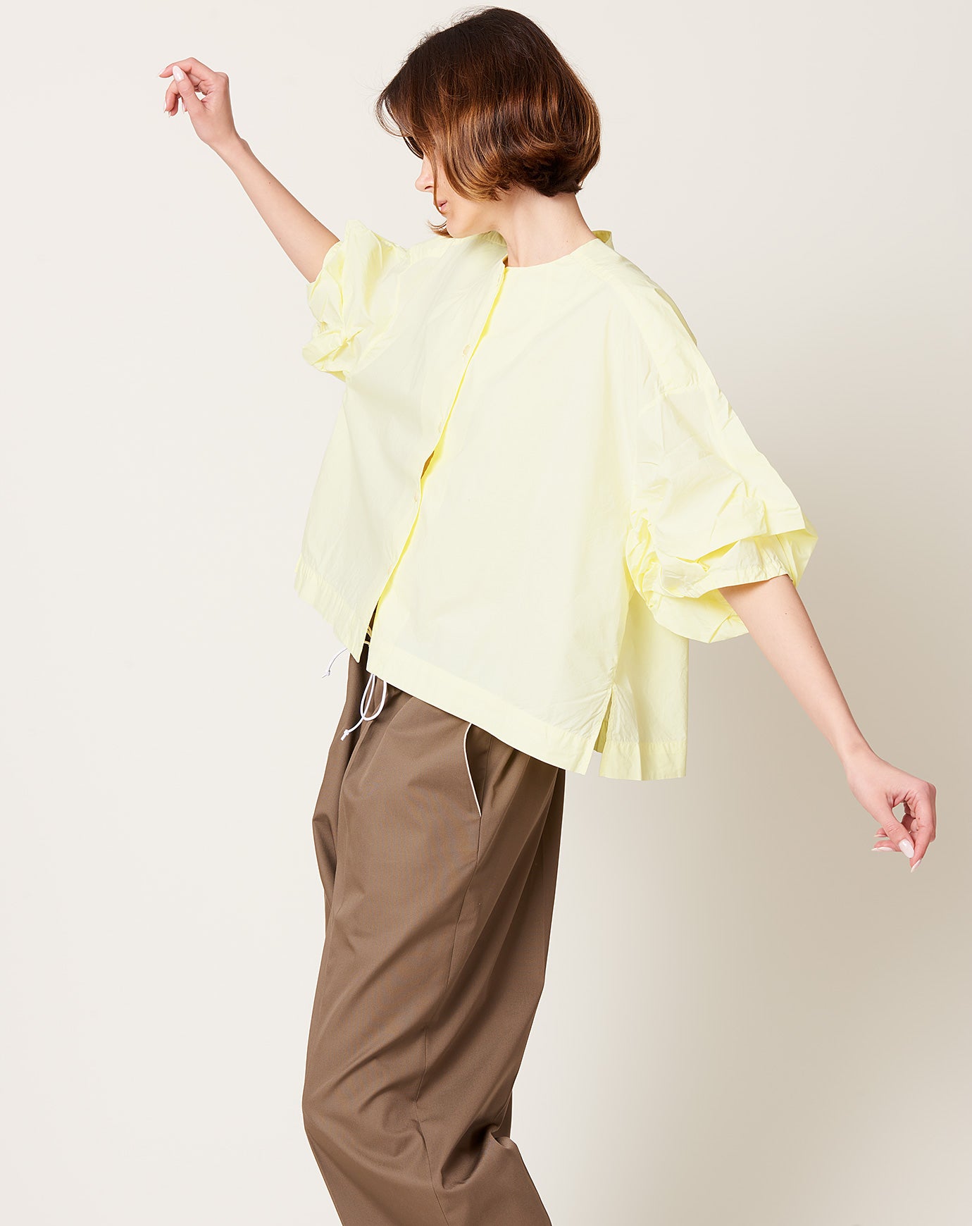 Fabiana Pigna Benben Blouse in Custard