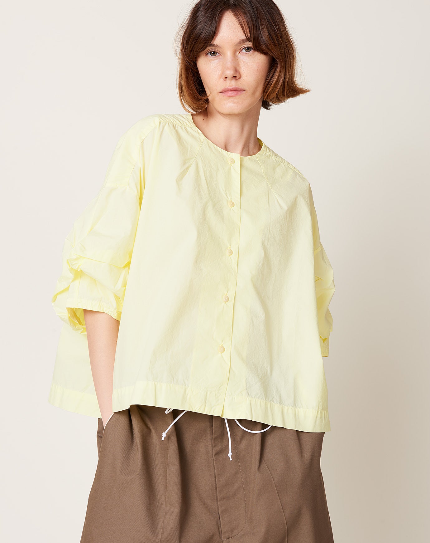 Fabiana Pigna Benben Blouse in Custard