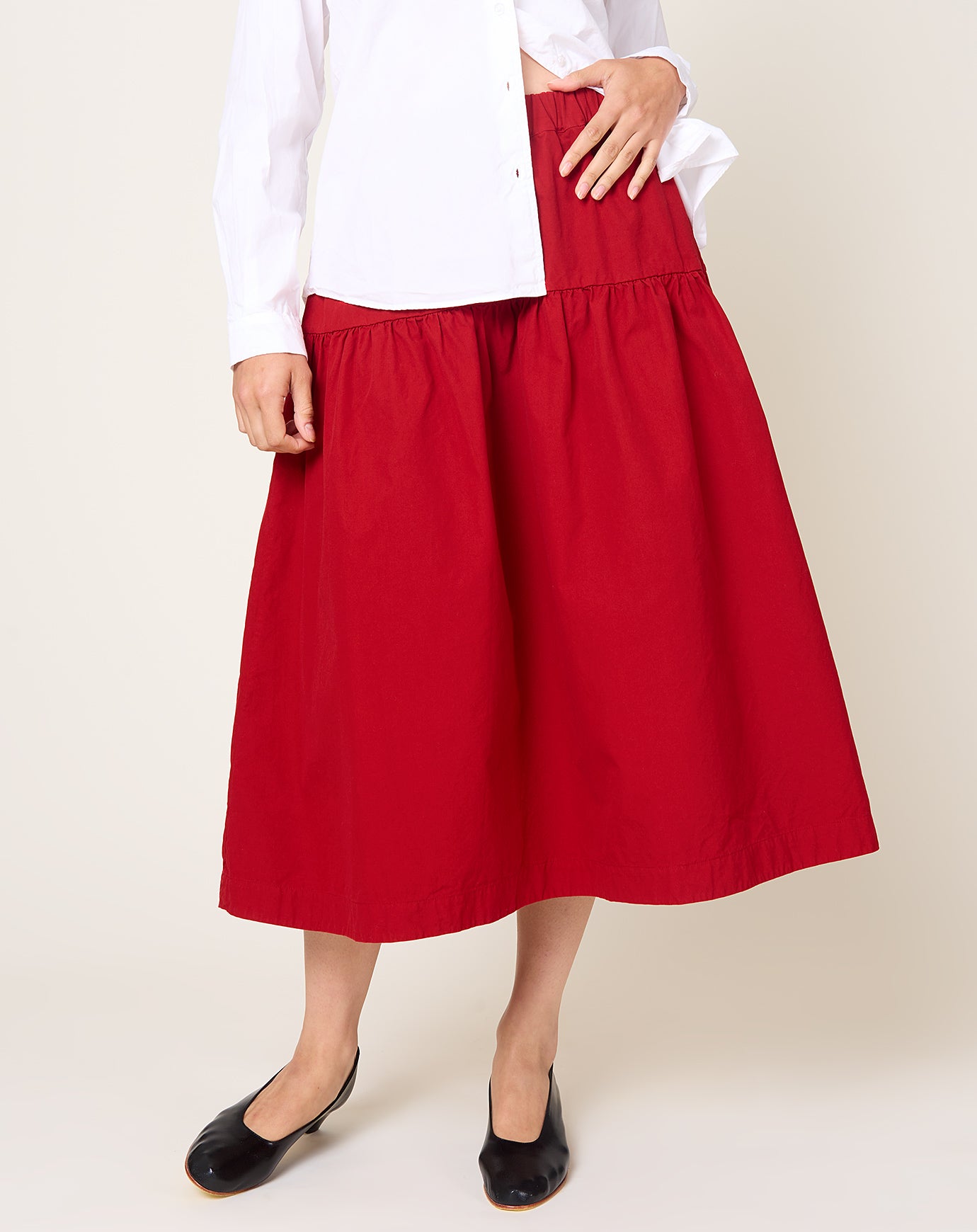 Fabiana Pigna Dolo Skirt in Crimson