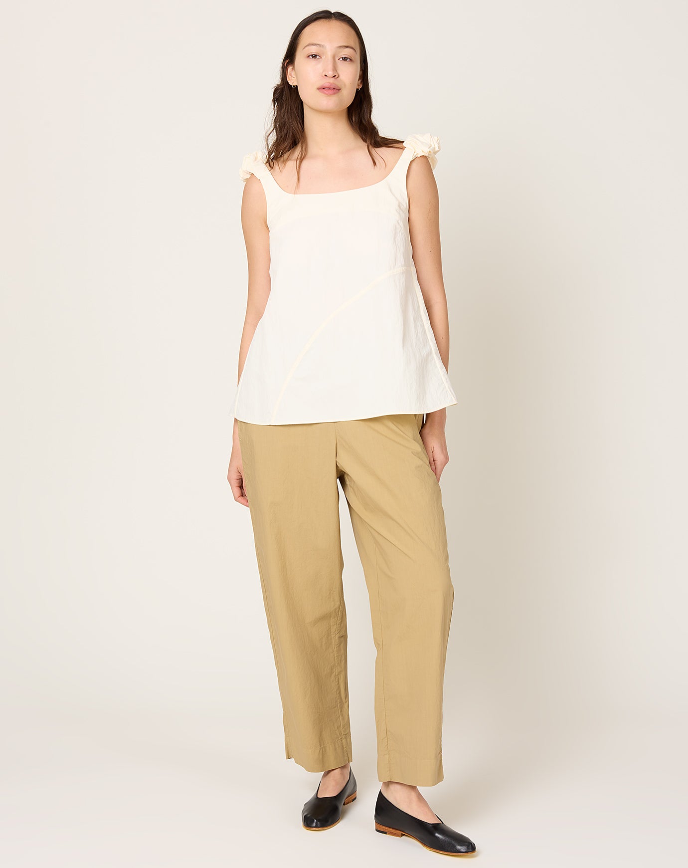 Fabiana Pigna Format Pant in Parchment