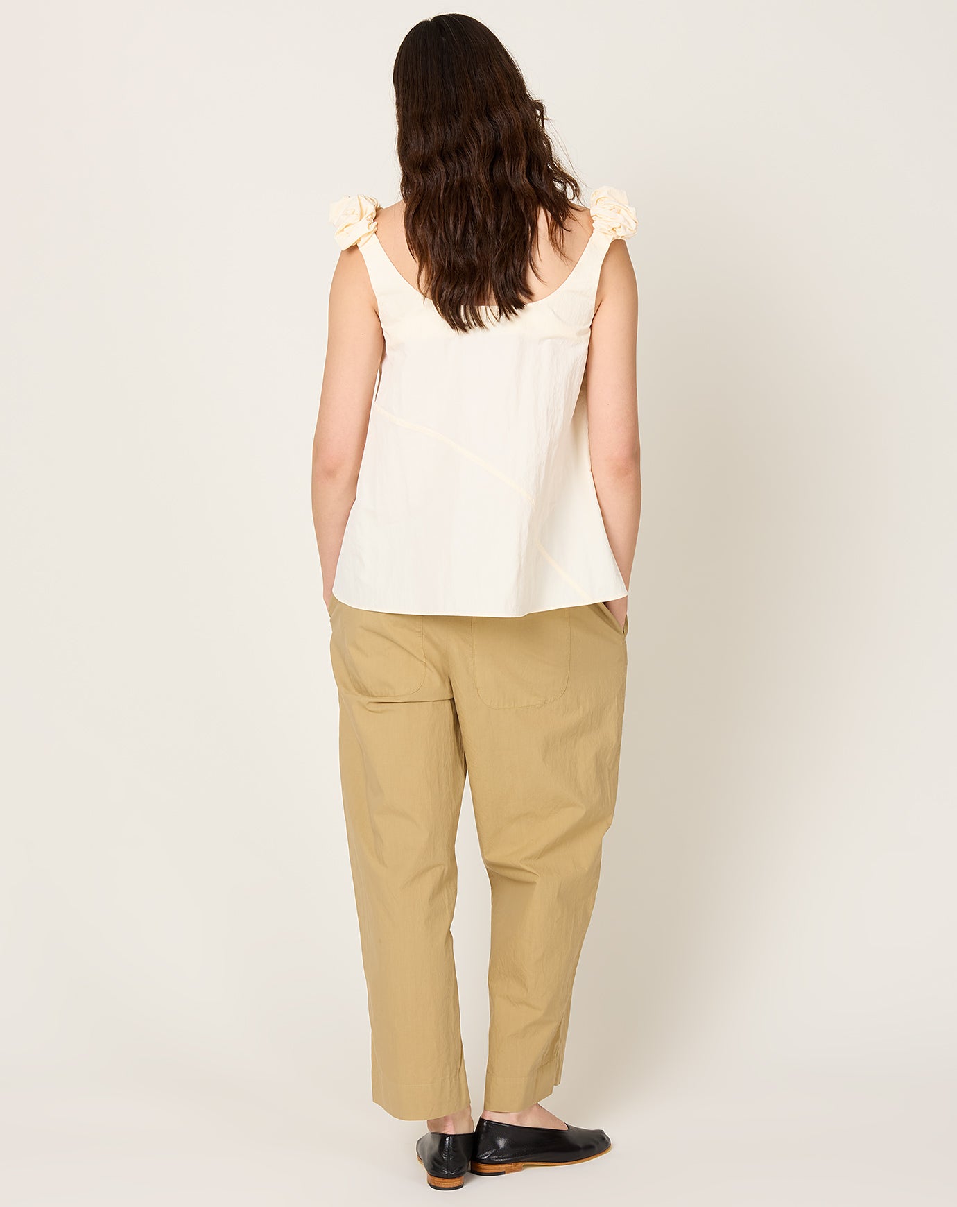 Fabiana Pigna Format Pant in Parchment