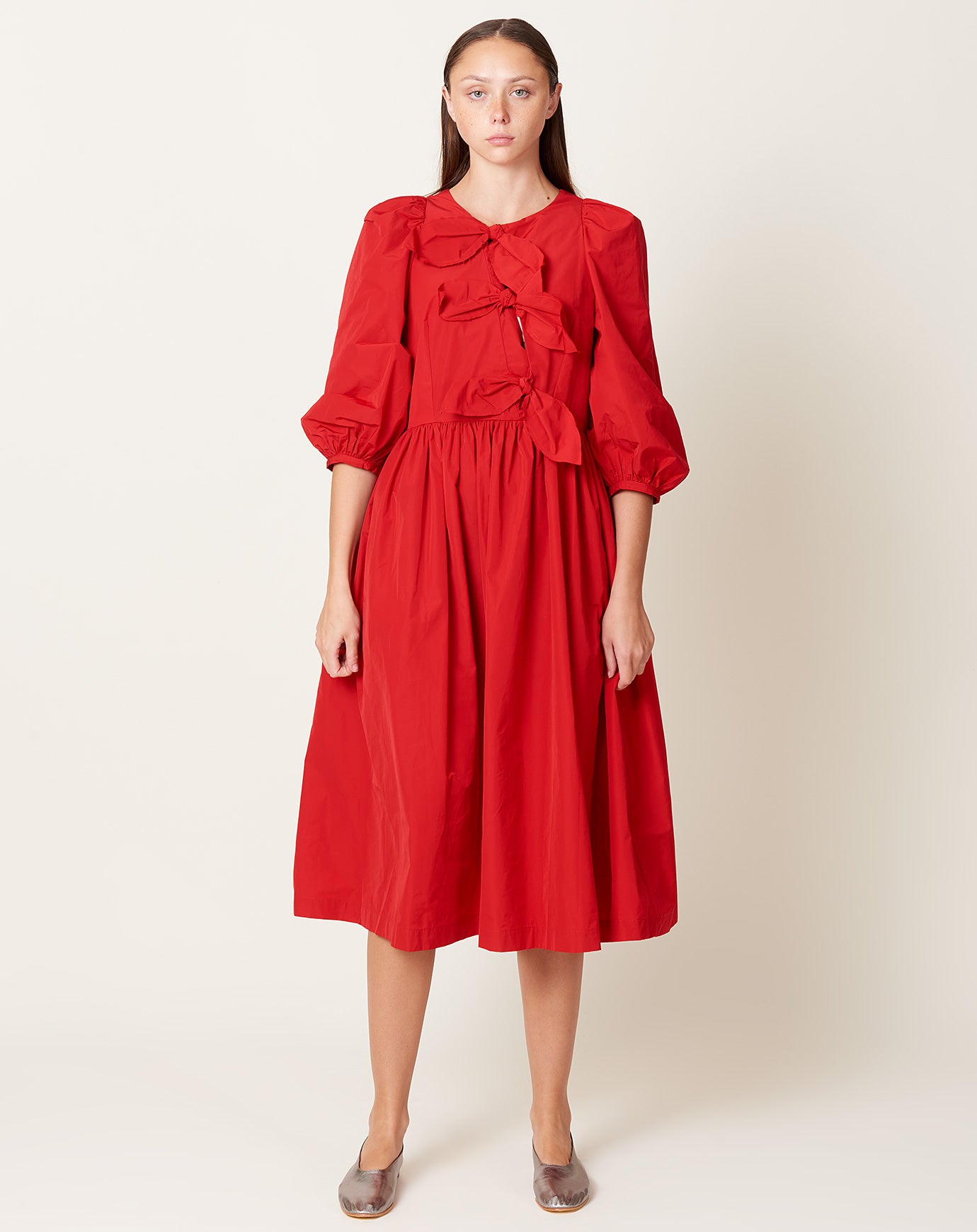 Fabiana Pigna Palau Dress in Scarlet