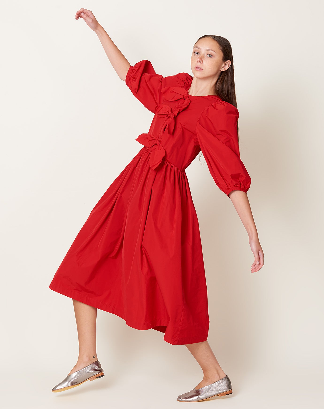 Fabiana Pigna Palau Dress in Scarlet