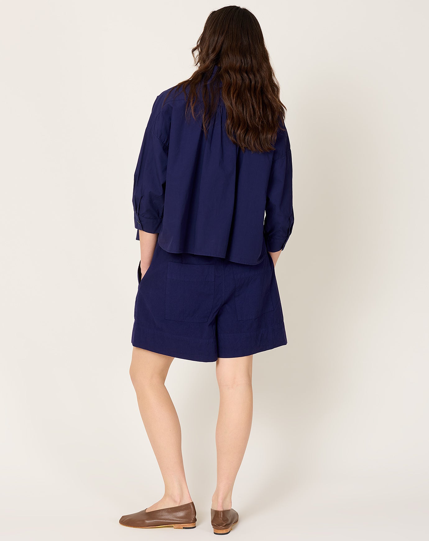 Fabiana Pigna Porte Short in Ultramarine