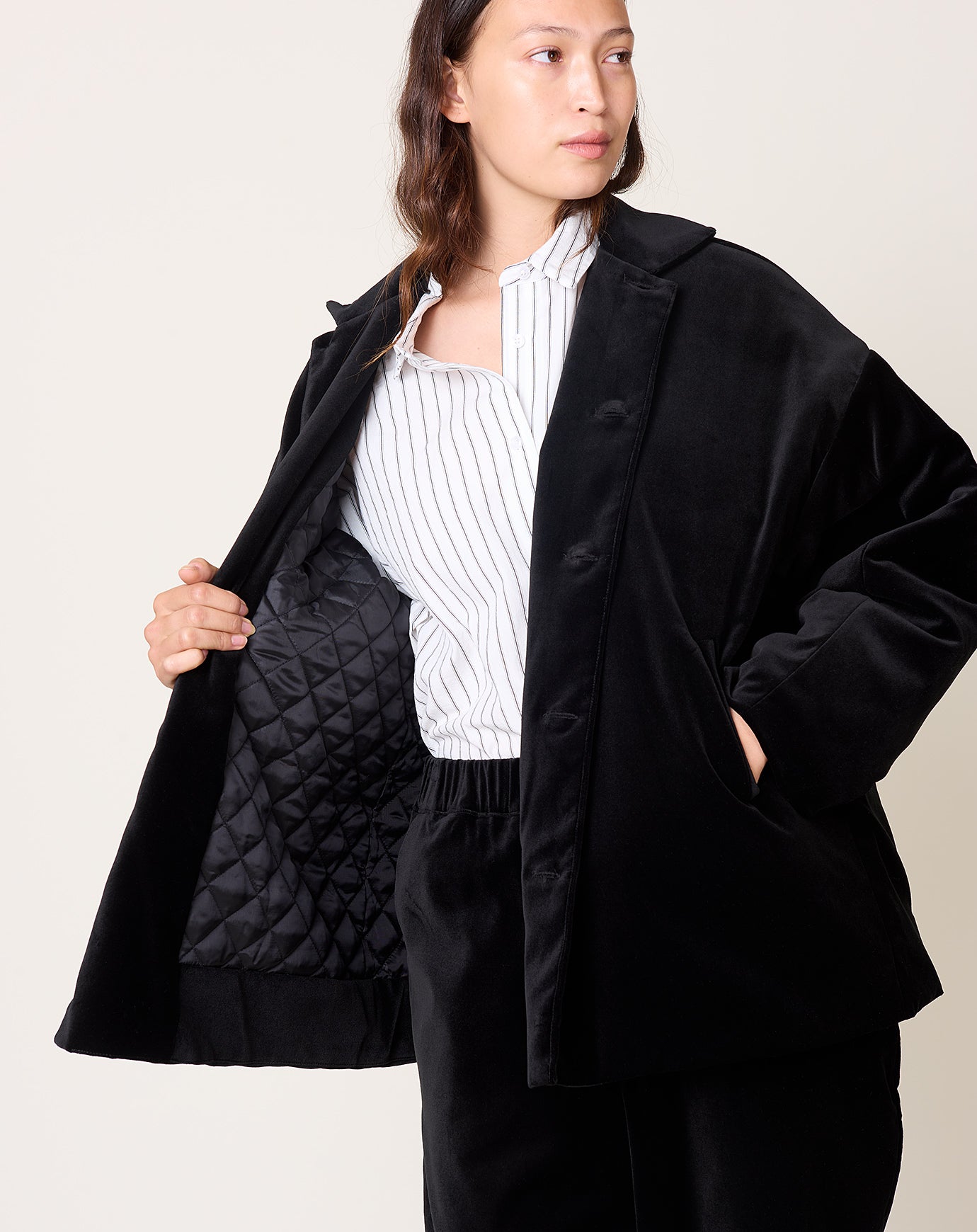 Fabiana Pigna Roman Jacket in Nebula