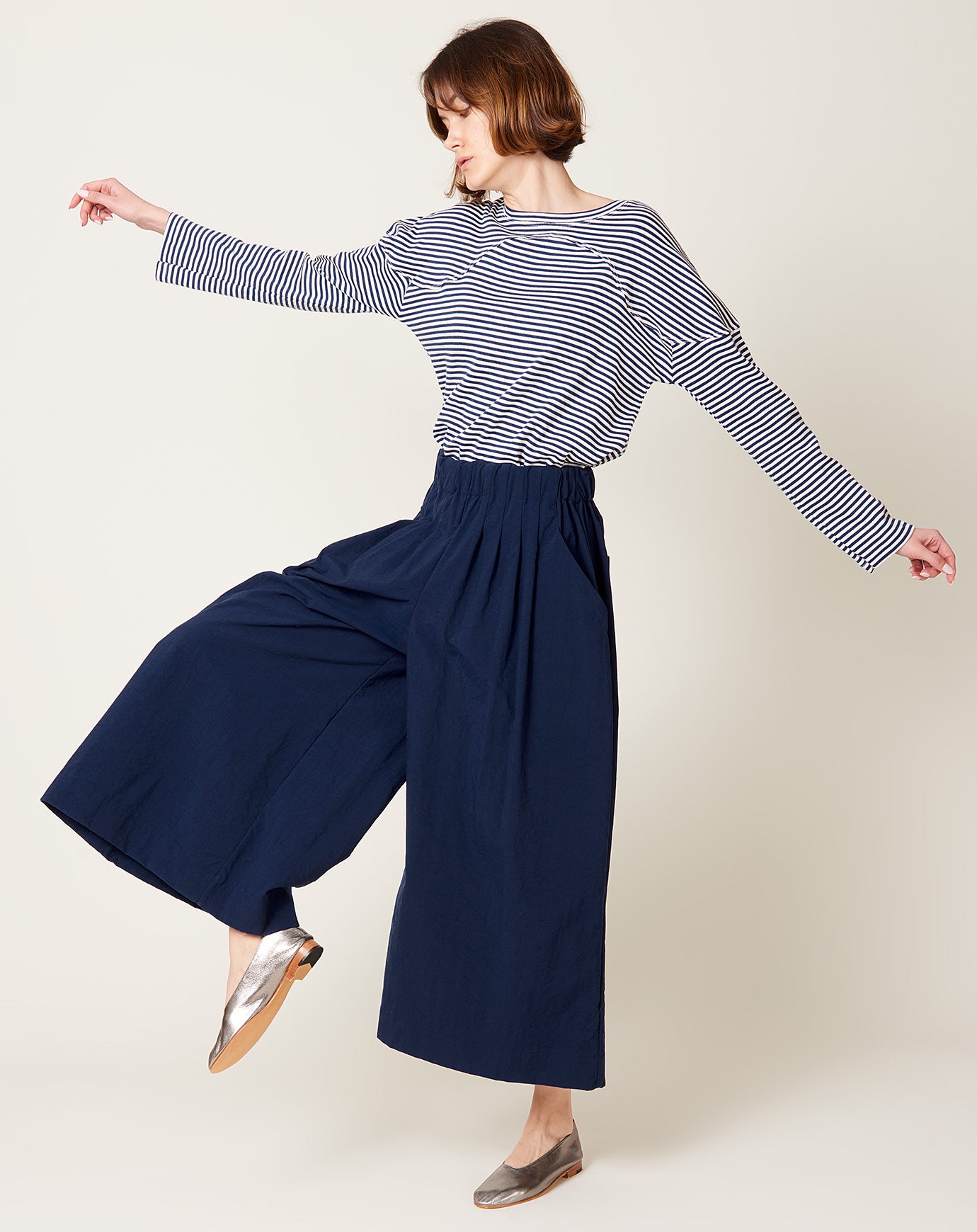 Fabiana Pigna Rosen Pant in Navy