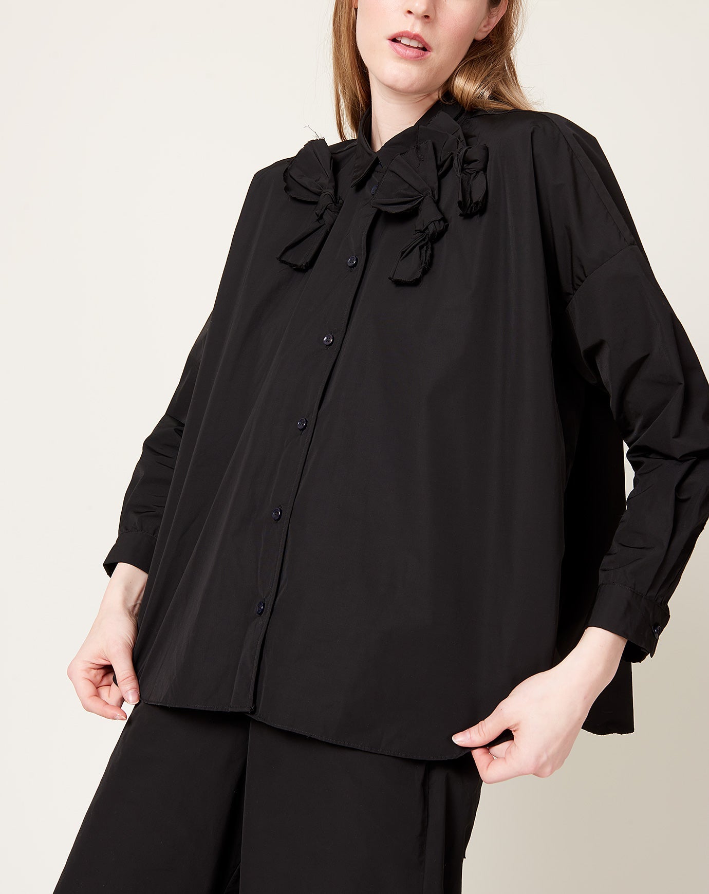 Fabiana Pigna Ybarra Blouse in Onyx